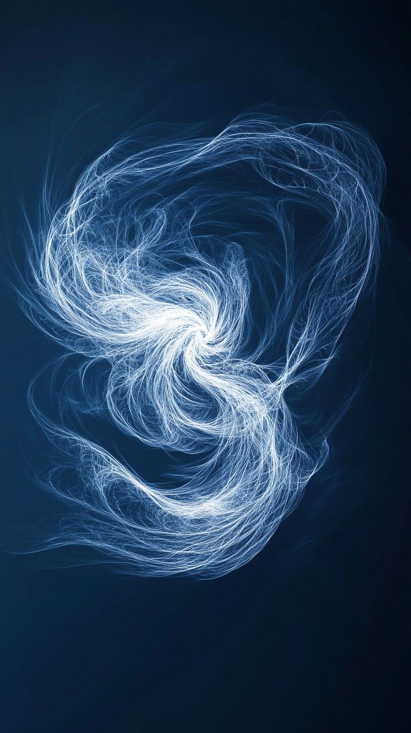 816x1456 Download Ethereal Swirling Smoke Image, Smoke, Blue