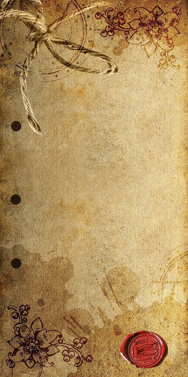 640x1280 Noli Me Tangere: An Old Paper with a Red Wax Stamp. Antique scroll background, Old scroll wallpaper, Ancient scroll wallpaper
