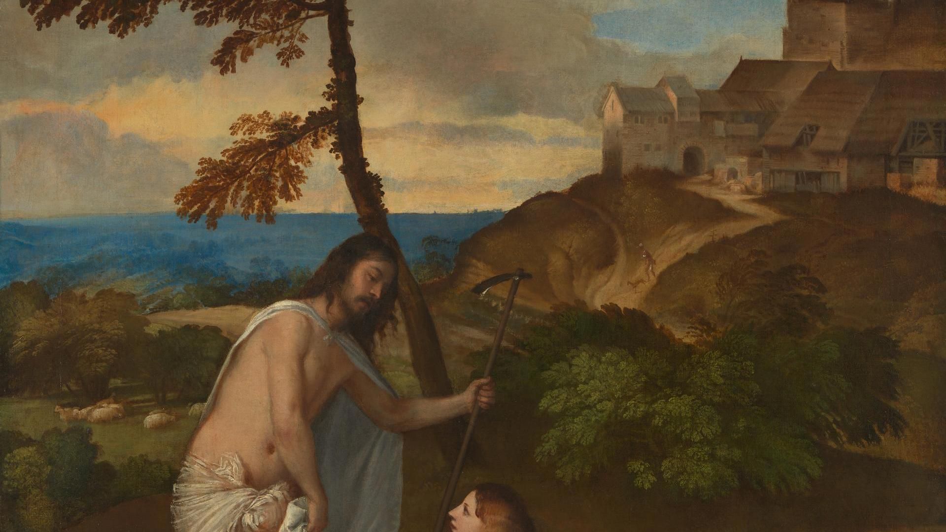 1920x1080 Titian. Noli me Tangere. NG270. National Gallery, London