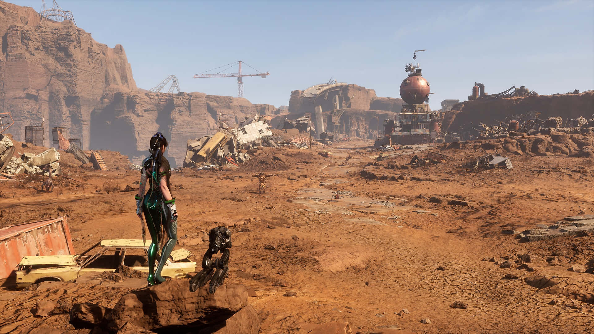 1920x1080 Download Stellar Blade Desolate Landscape Exploration Wallpaper