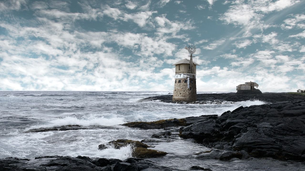 1280x720 Compositing a Desolate Ocean Landscape in Photohop and NUKE
