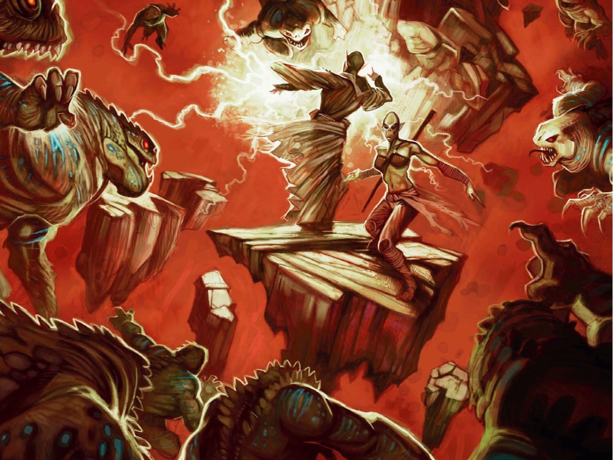 2560x1920 Wizards and Dragons