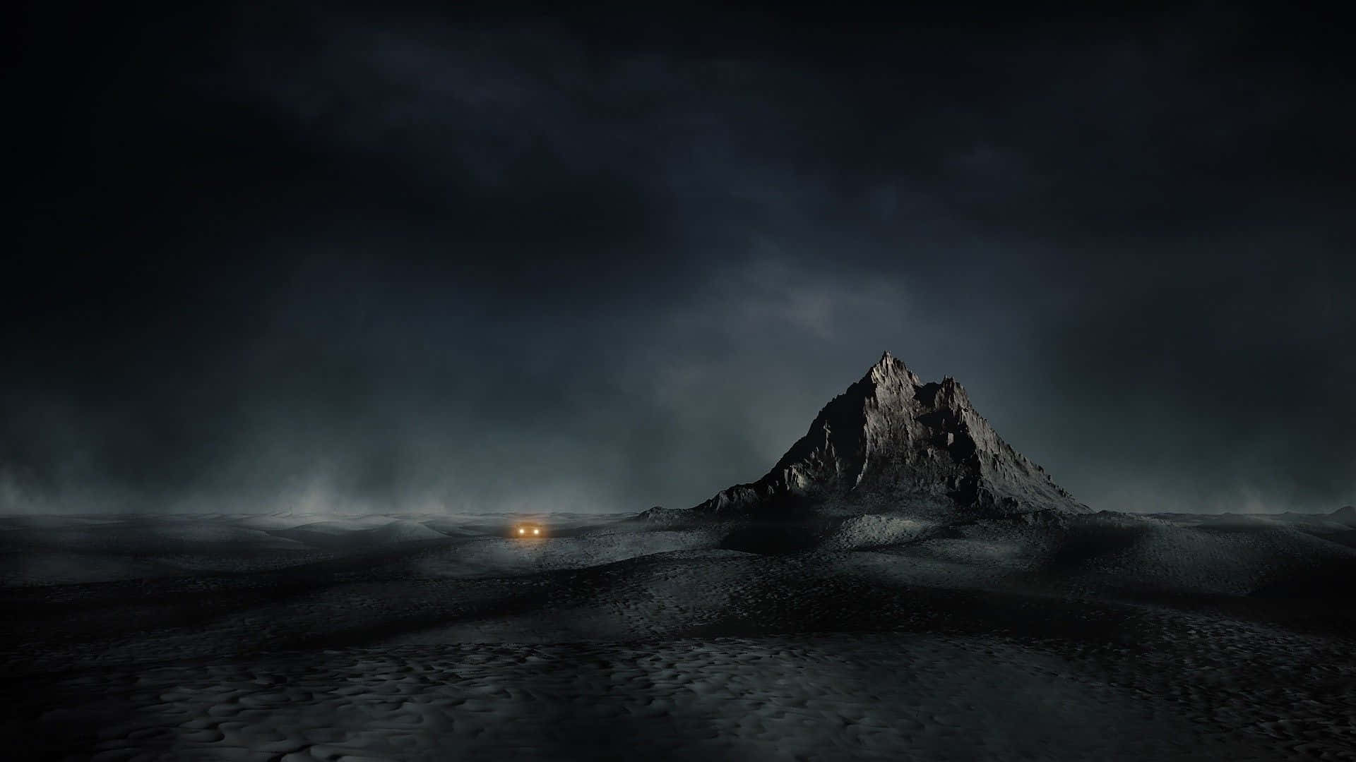 1920x1080 Download Mysterious Dark Landscape at Dusk Wallpaper