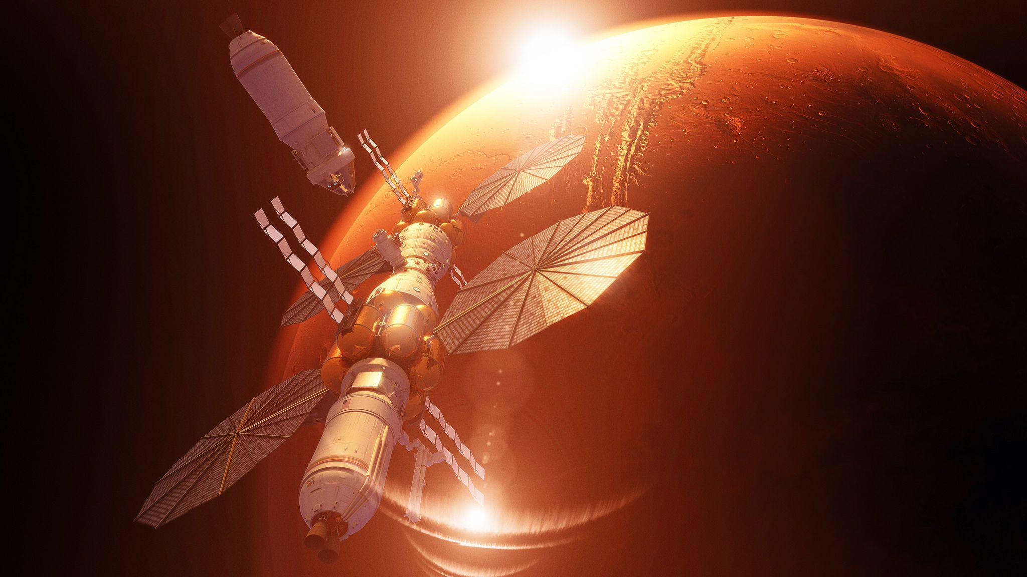 2048x1152 This Is Lockheed Martin's New Mars Station Concept