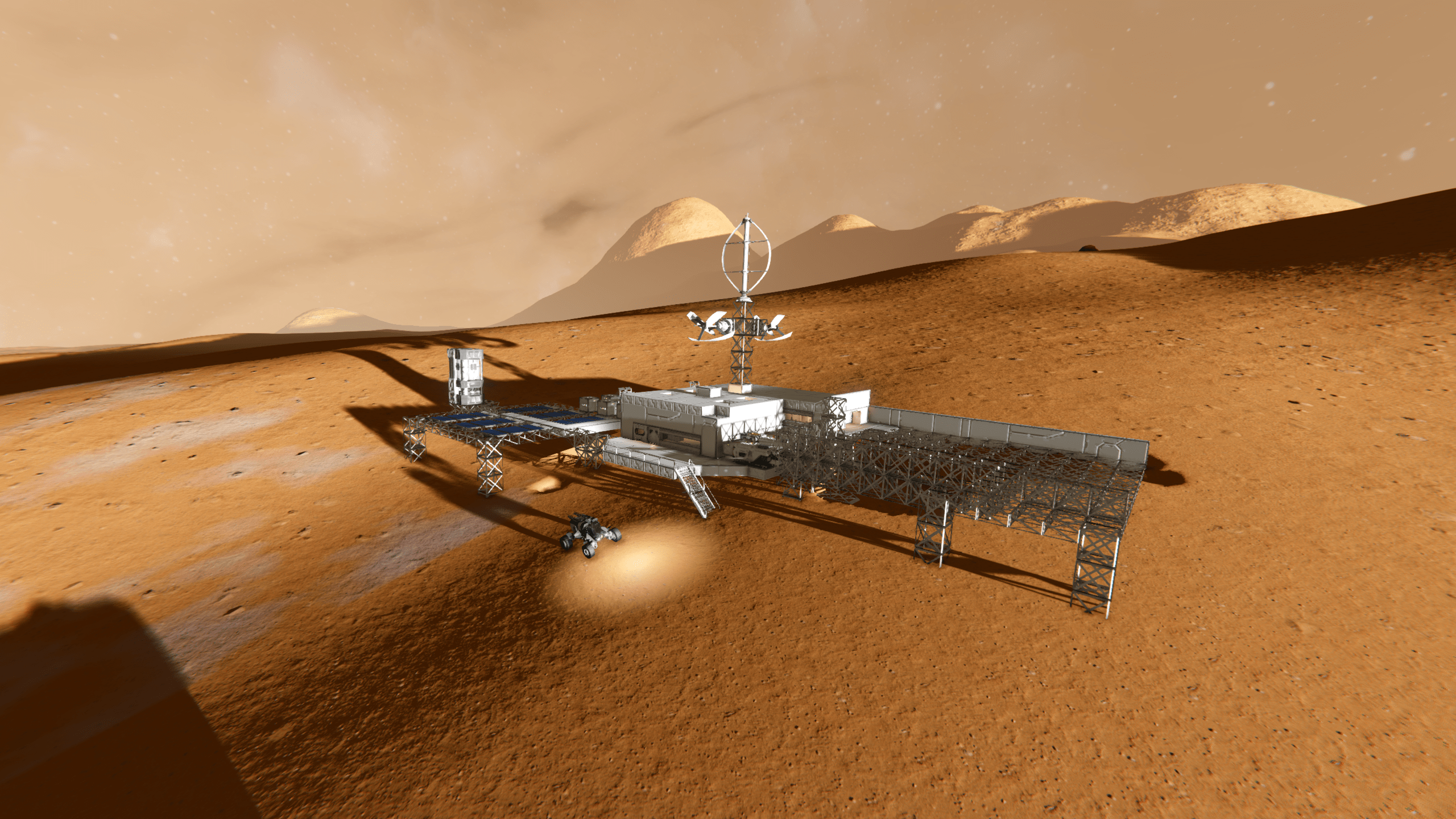 2560x1440 My mars Base