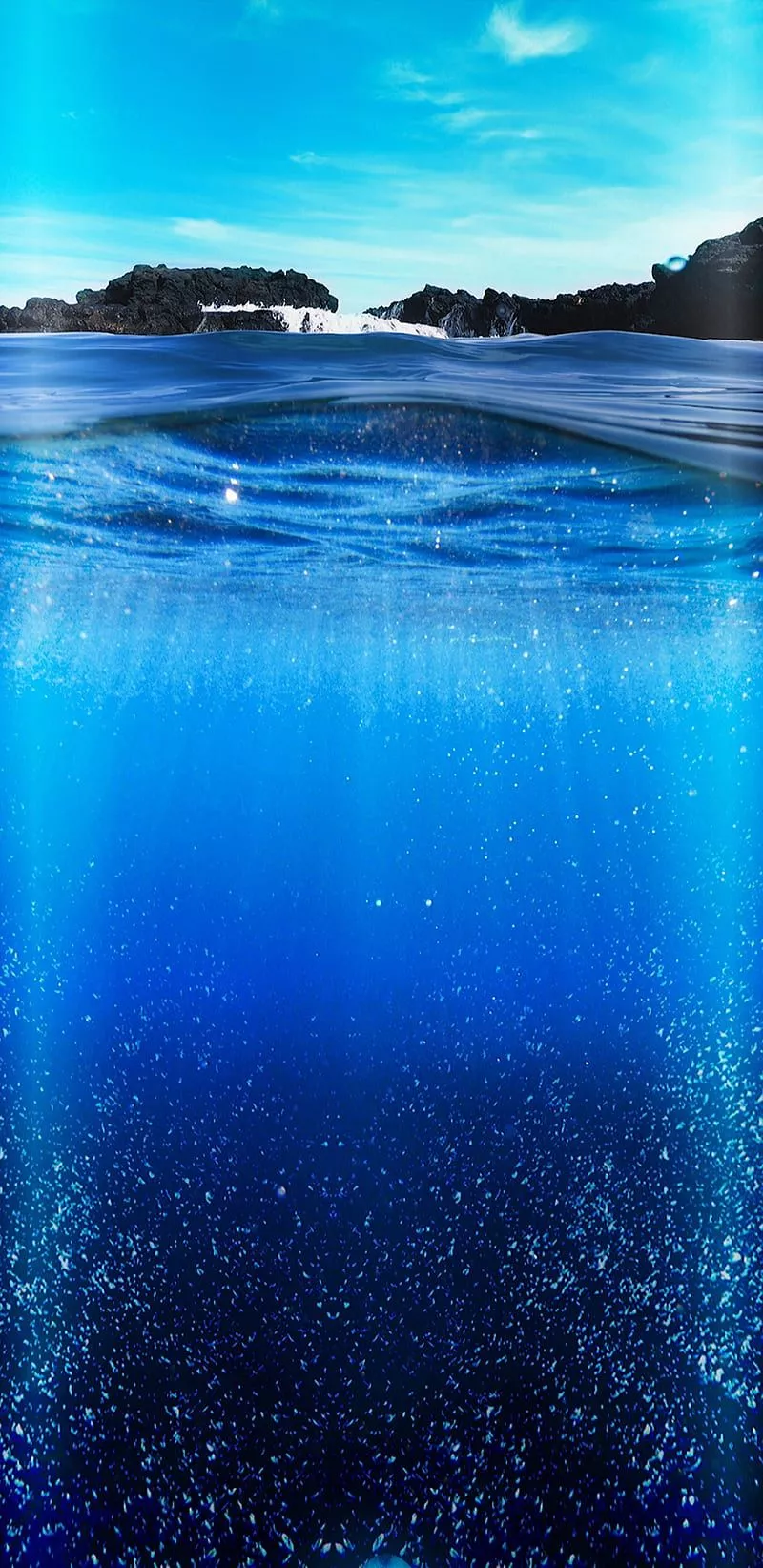 800x1644 Deep Sea iPhone Wallpaper