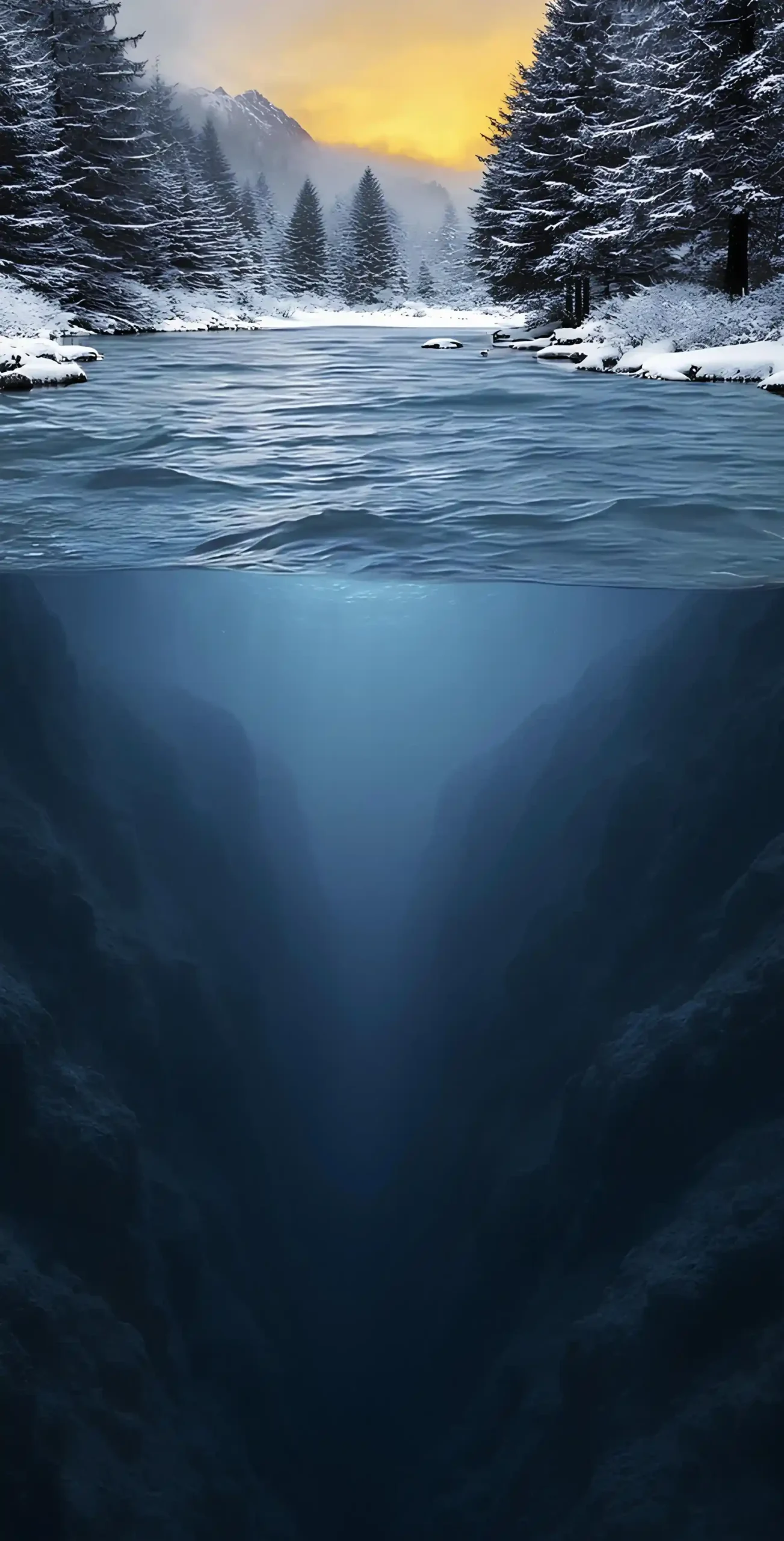 1303x2560 Best Split View IPhone Depth Effect Wallpaper (4K Download) Wallpaper