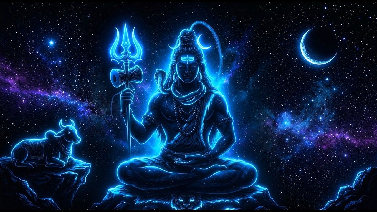 1280x720 Mahade Shiv Shankar Aesthetic Relaxing Melodies and Wallpaper / Screensaver for Divine Dhyan