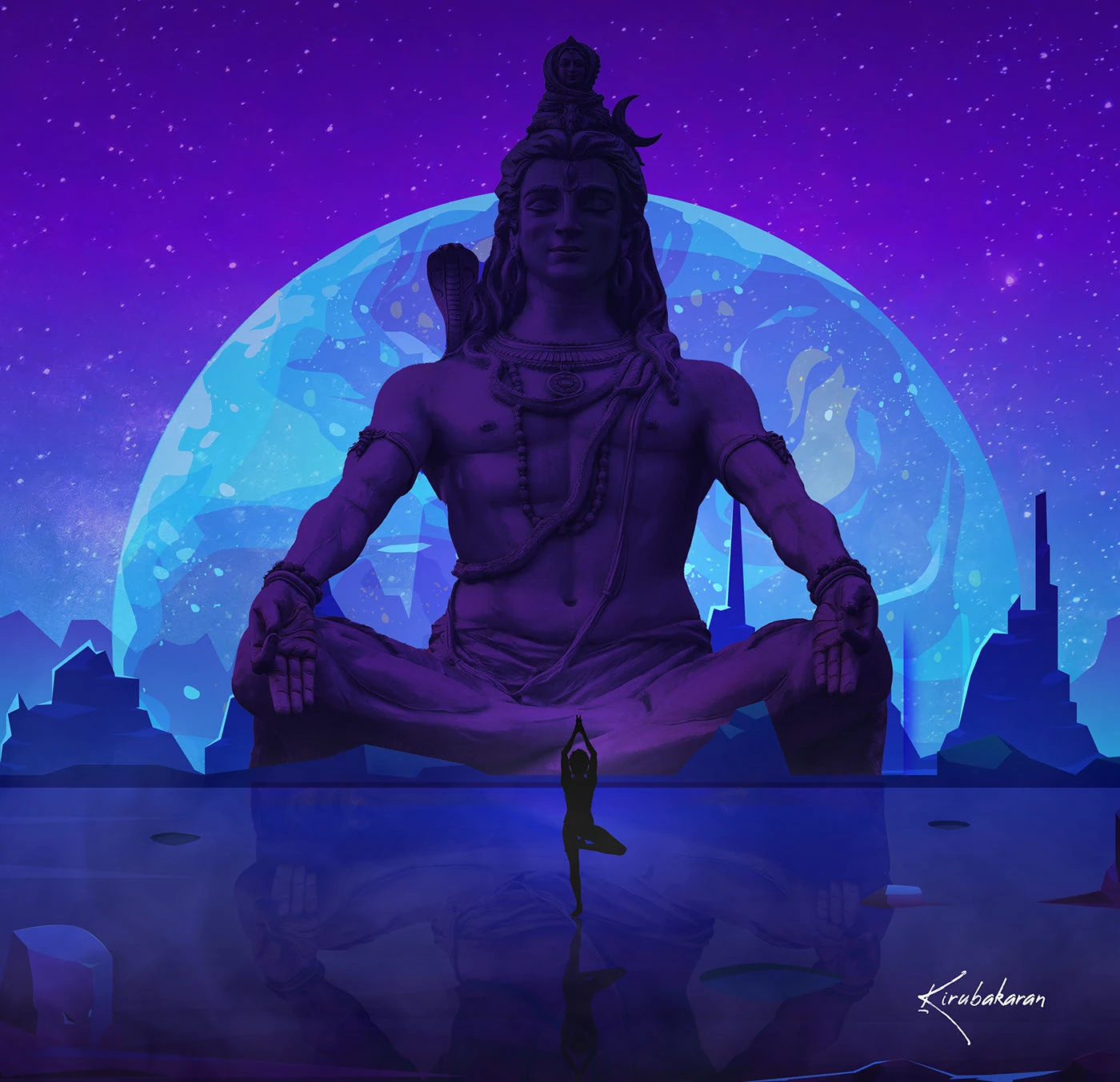 1400x1353 Lord Shiva Manipulation & Animation - Behance