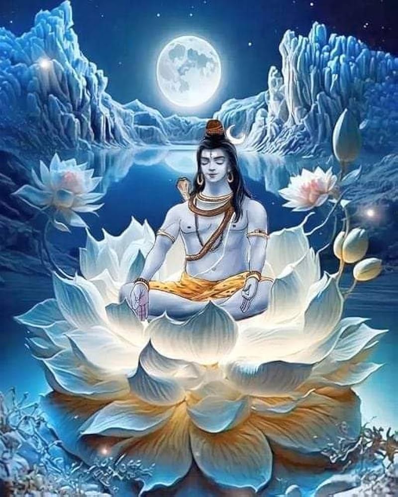 800x1000 Lord Shiva A4 Unframed Poster for Room Decor. Mahadev Spiritual Wall Poster. Religious Shiva Painting Wallpaper for Home, Office & Mandir (Mulicolour3) : Amazon.in: Home & Kitchen