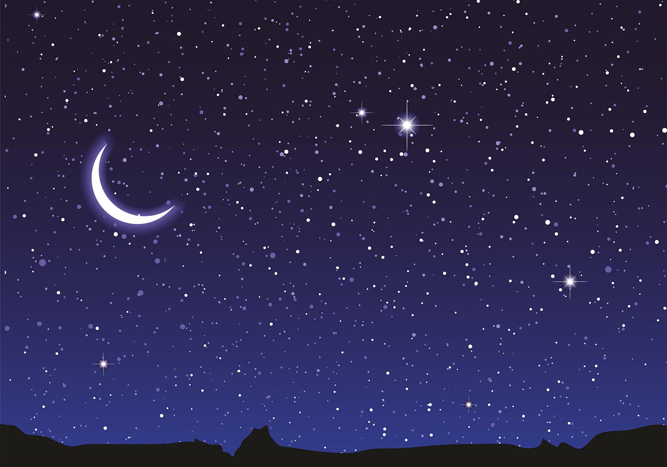 2560x1792 Wandmotiv24 Wall Mural Starry Night L 300 X 210 Cm Parts Wall Mural Wall Mural Non Woven Wallpaper Sky, Moon, Sky, Moon, M0470 : Amazon.nl: DIY & Tools