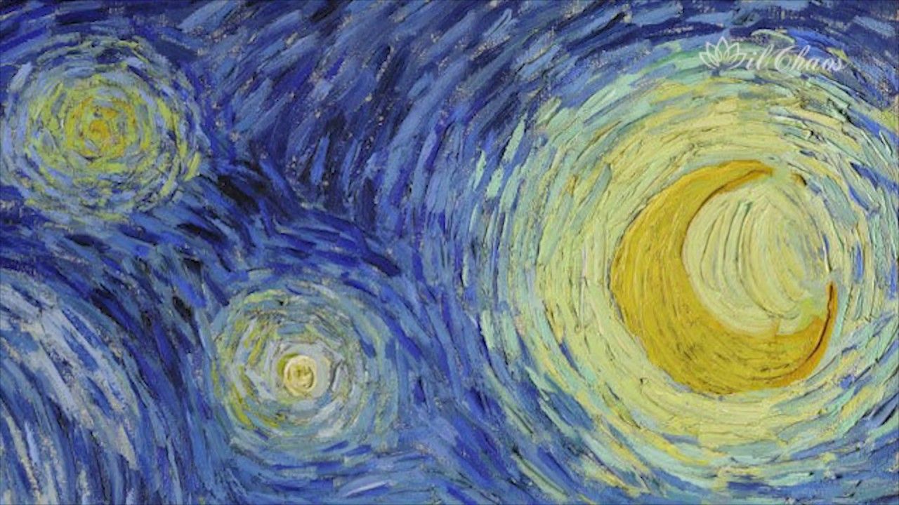 1280x720 Notte stellata di van Gogh di Don McLean
