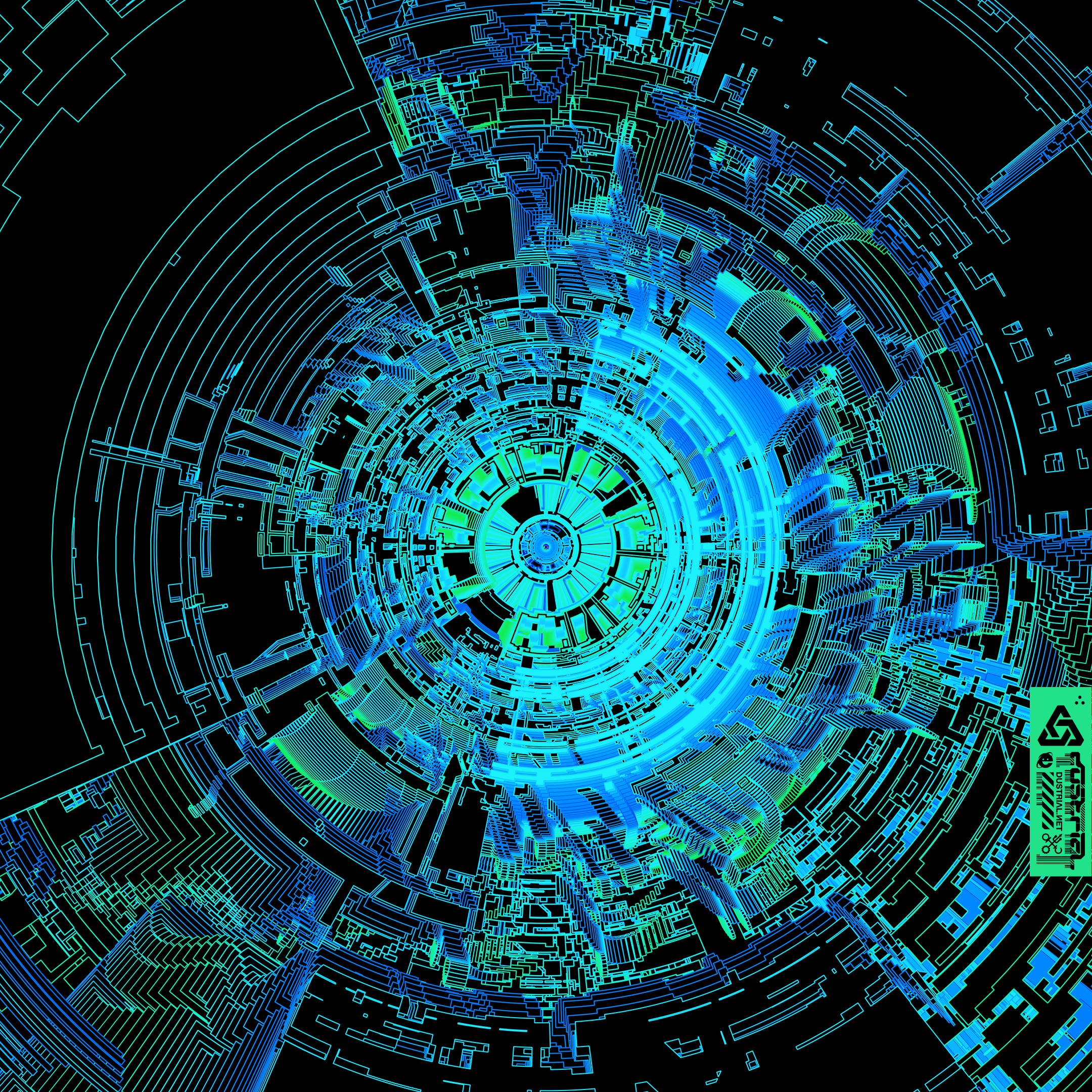 2160x2160 CORE LHC BLUE 2K WALLPAPER