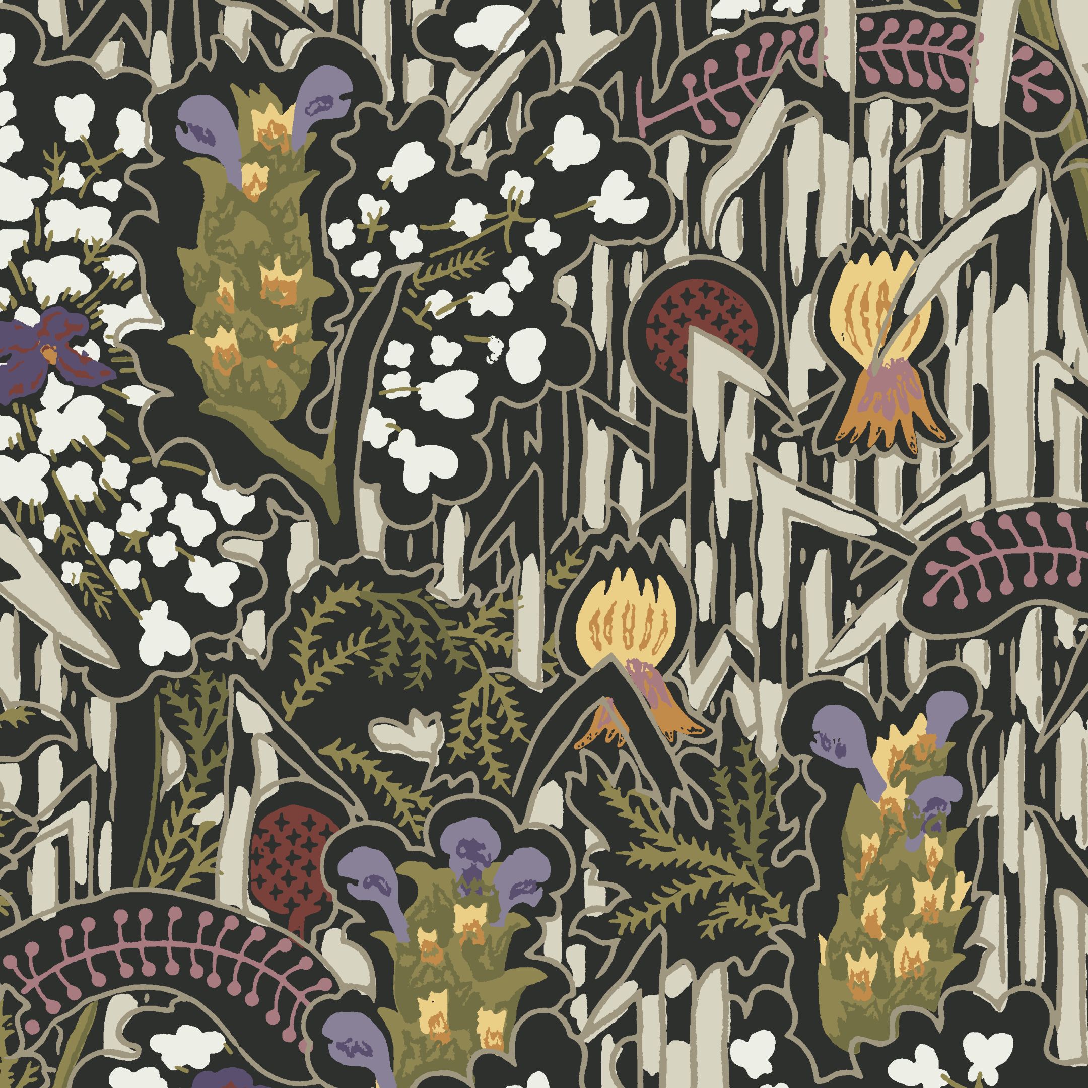 2160x2160 Thistles and Queen Anne's Lace