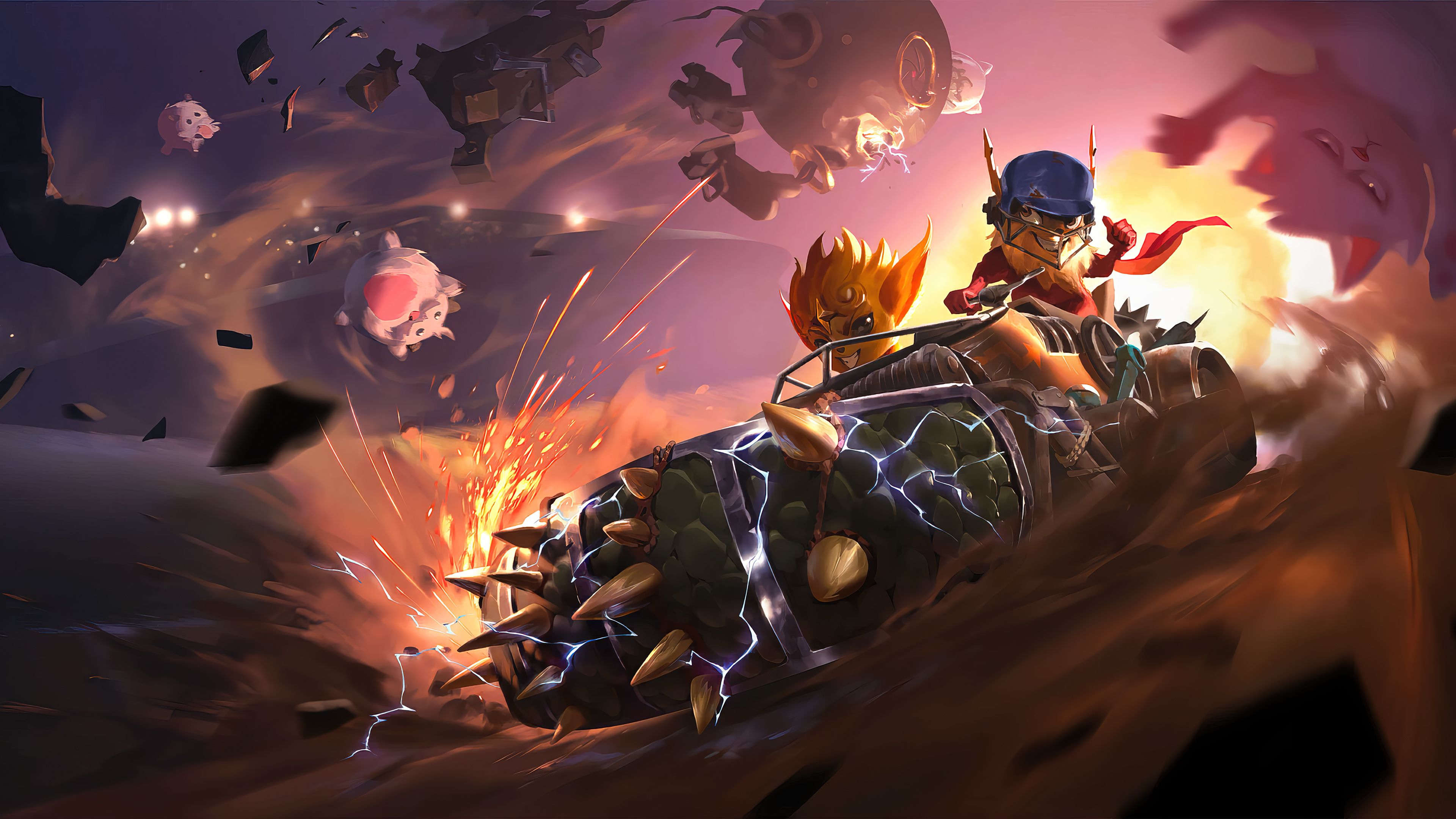 3840x2160 Smash & Dash LoR Wallpaper 4K PC Desktop e