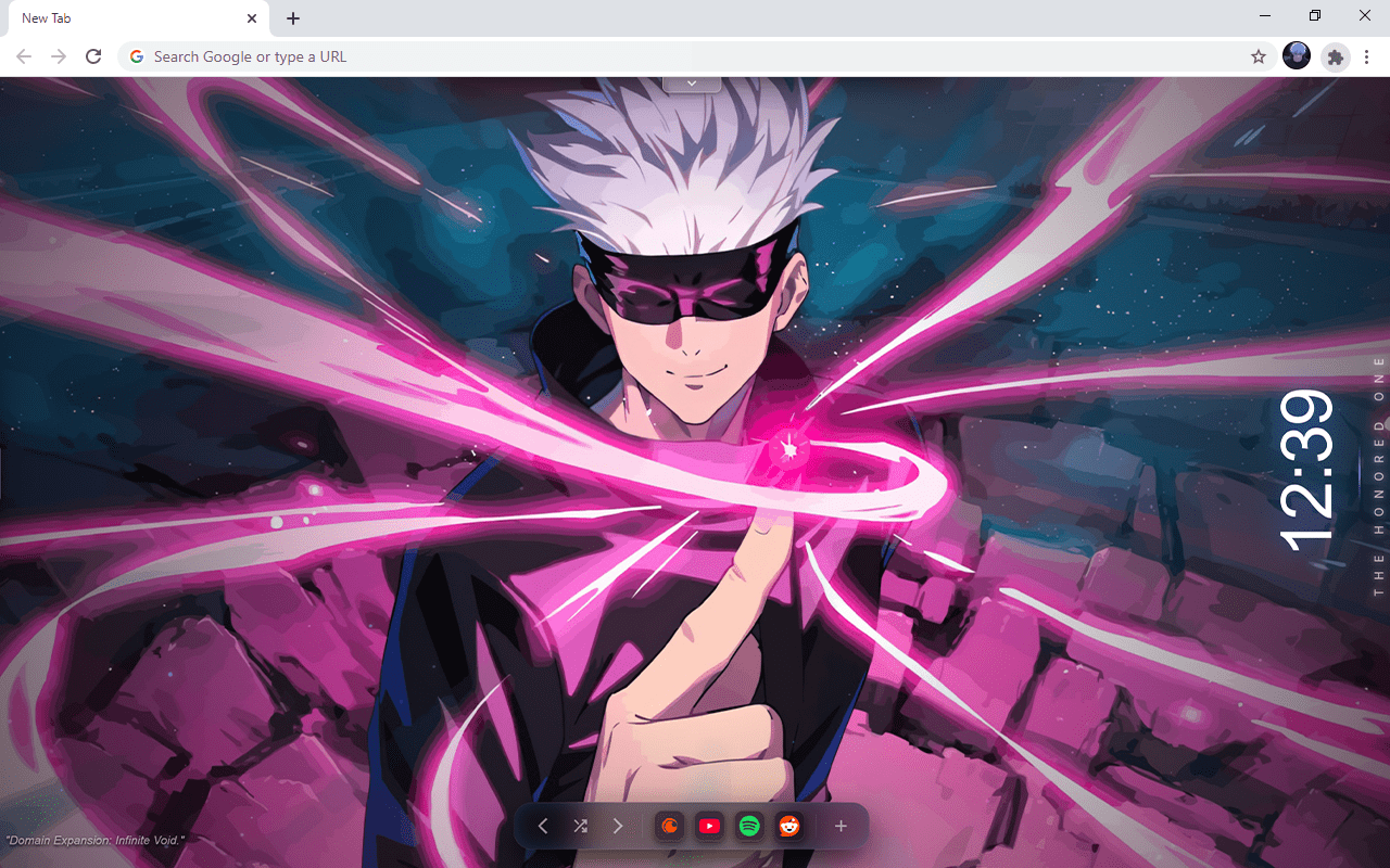 1280x800 Satoru Gojo JJK HD Wallpaper New Tab
