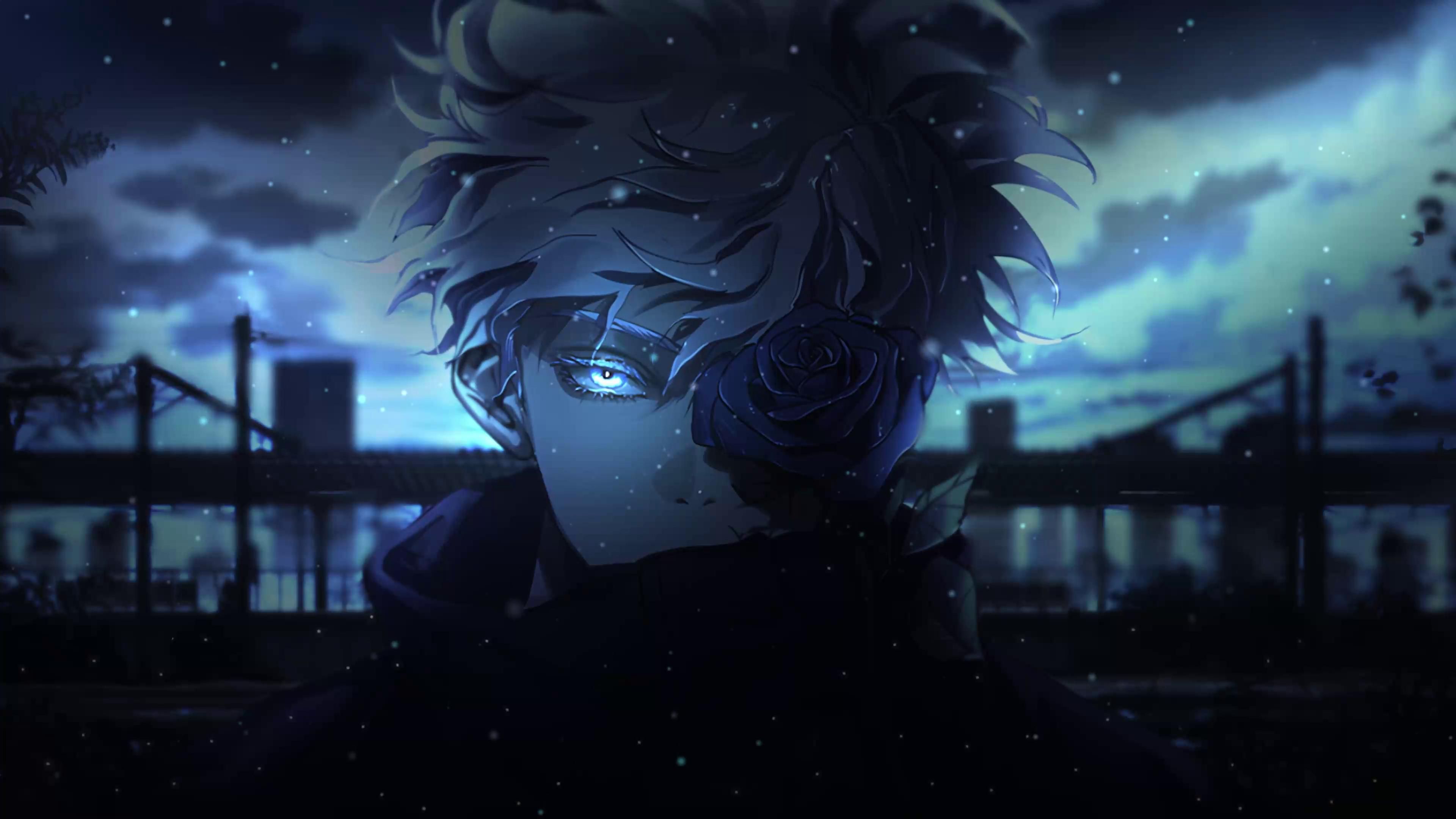 3840x2160 Gojo Satoru From JJK Live Wallpaper