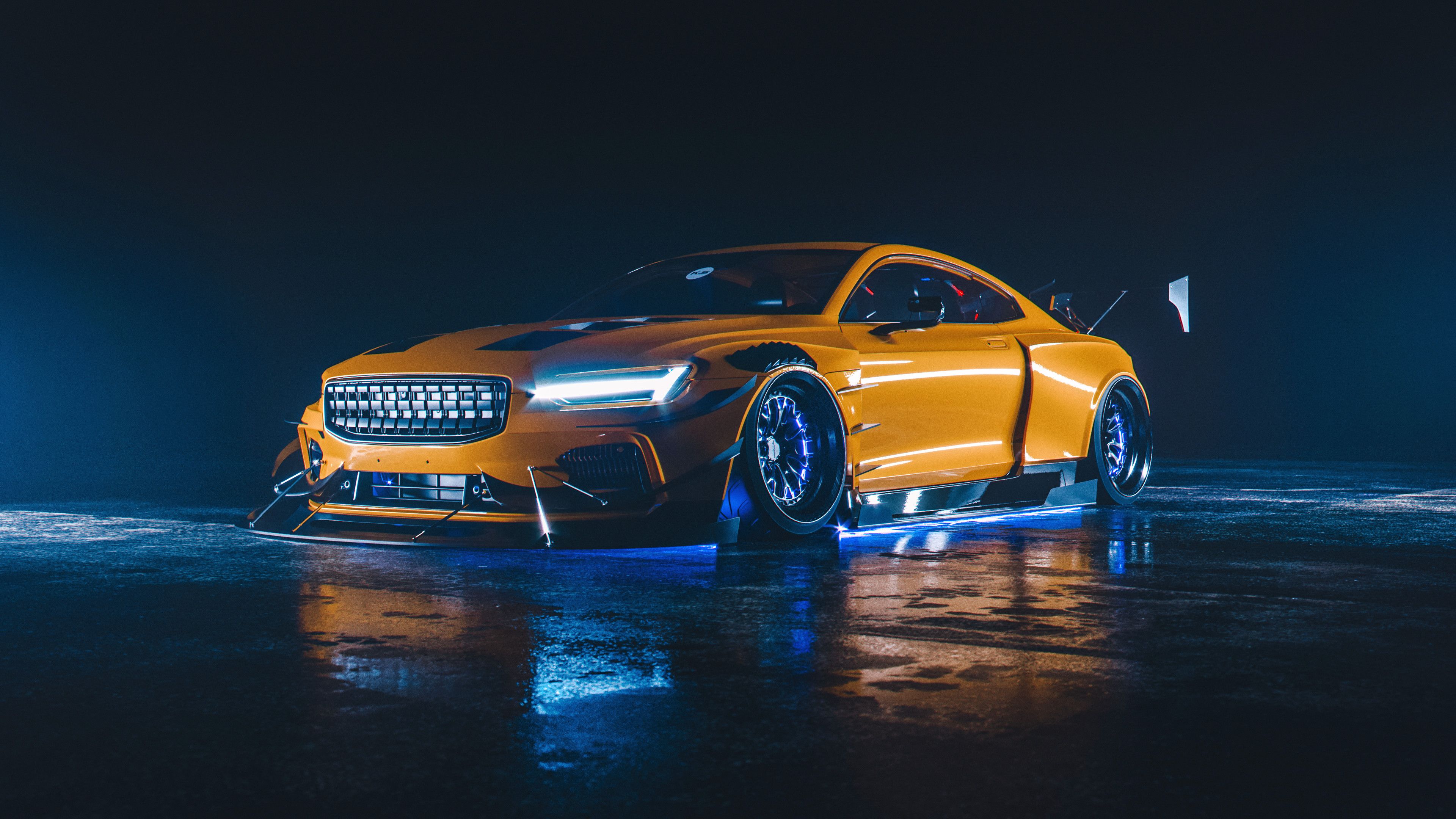 3840x2160 Khyzyl Saleem Art: HEAT Polestar 1 Cover Hero Car Design