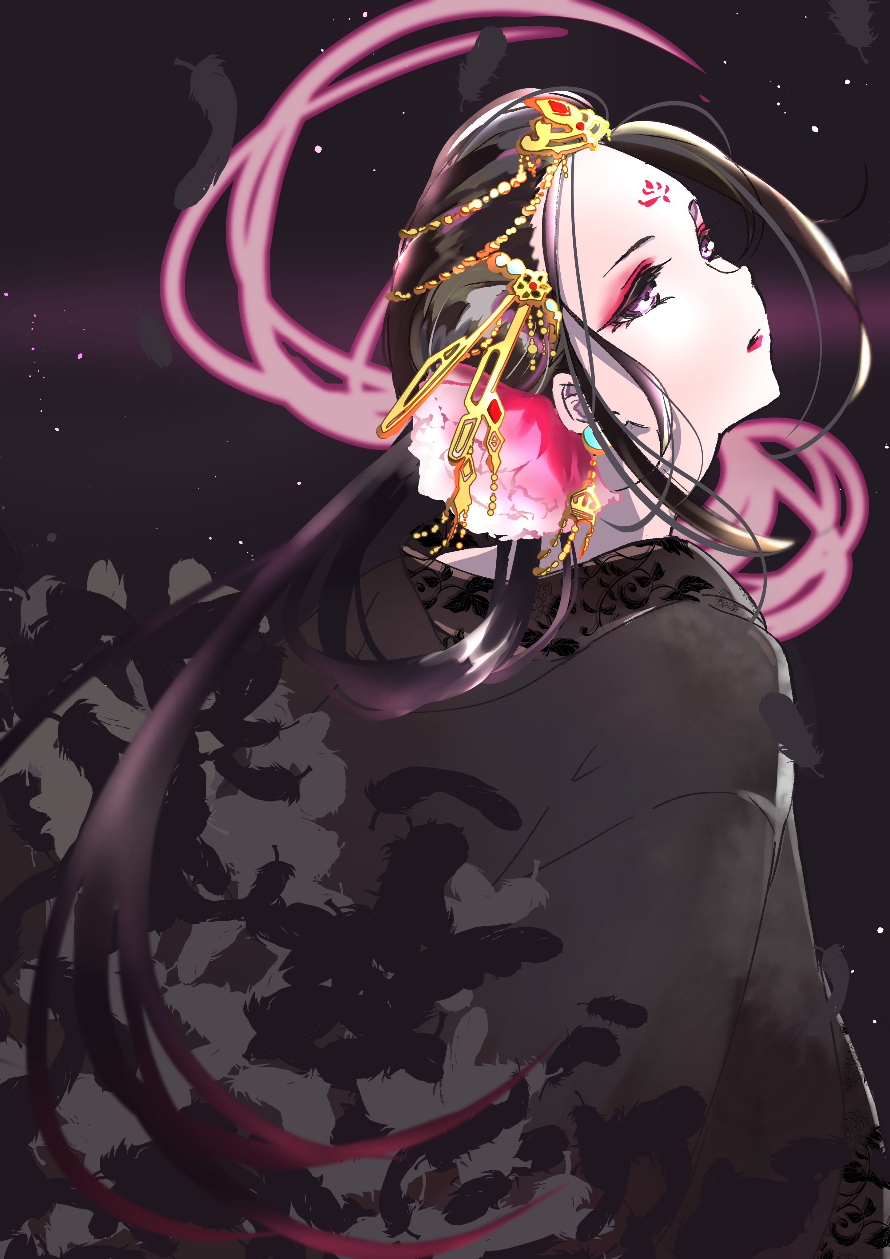 2894x4093 Koukyuu no Karasu Of The Inner Palace Anime Image Board