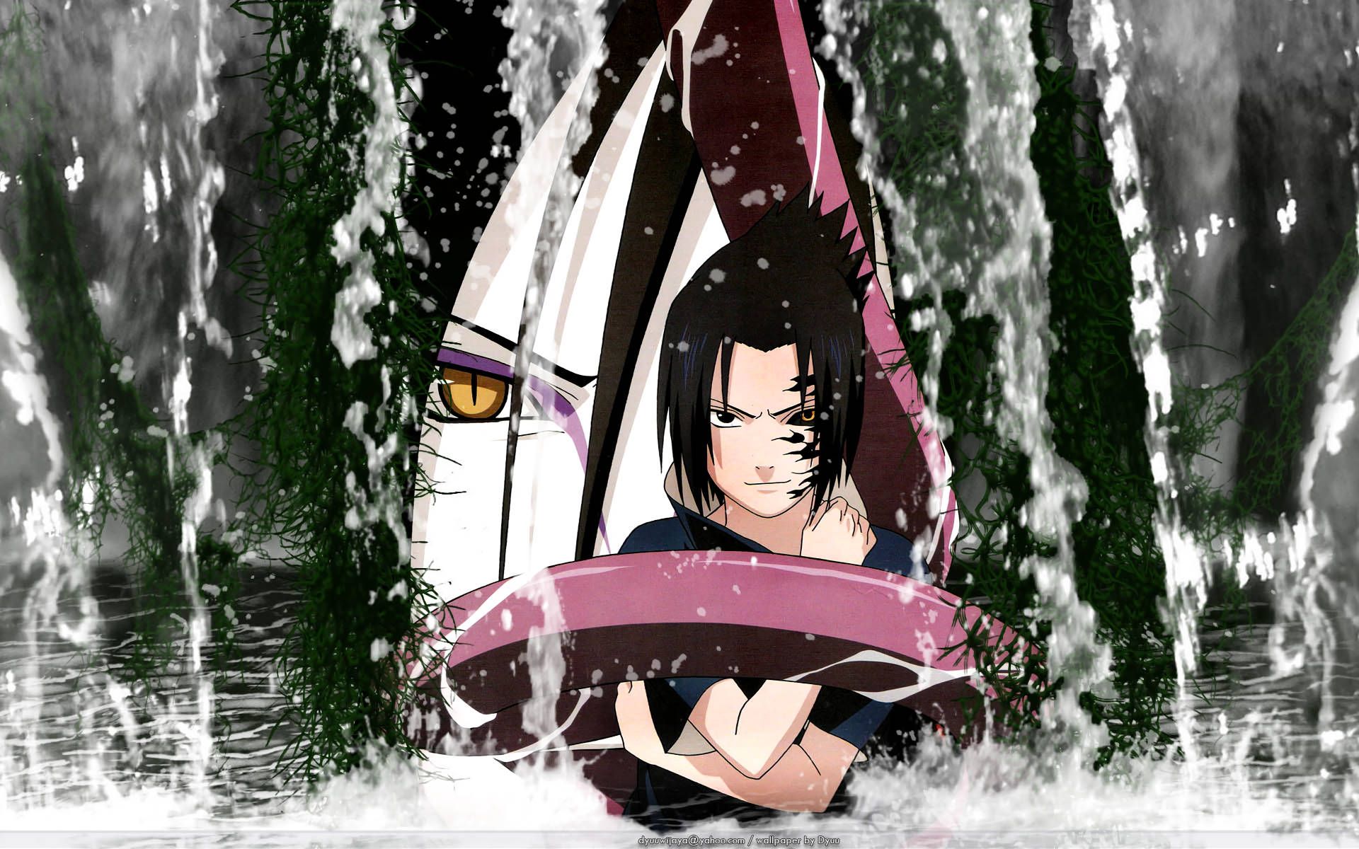 1920x1200 Download Orochimaru Snake And Sasuke Wallpaper