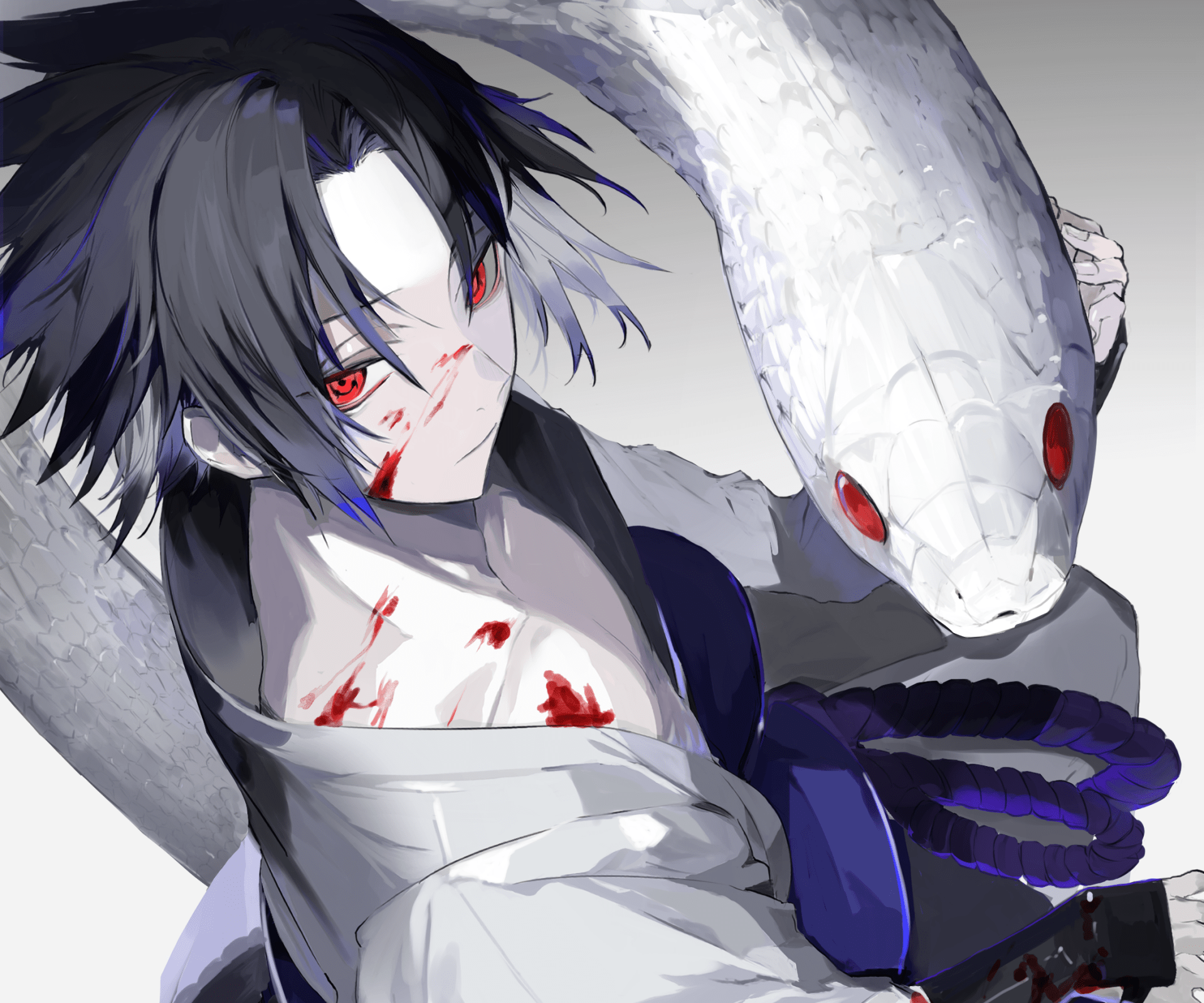 1920x1600 Sasuke Uchiha Anime HD Wallpaper: Serpent's Gazex1833