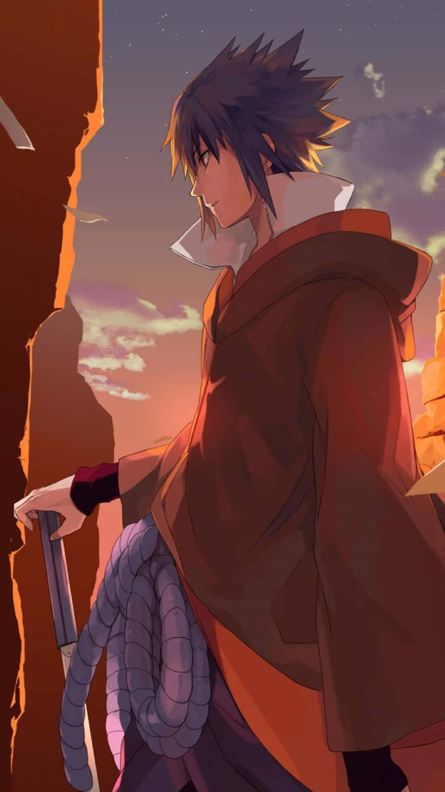 900x1600 Download Akatsuki Sasuke Clan Member Wallpaper
