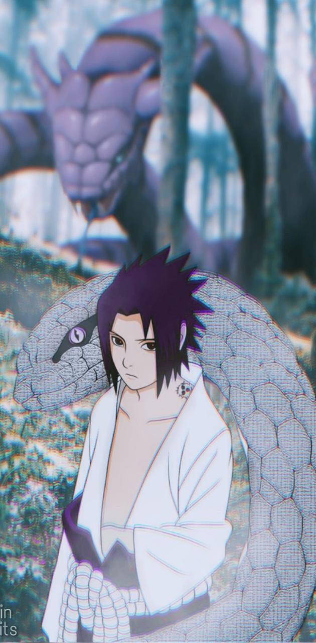 630x1280 Sasuke Hebi Wallpaper
