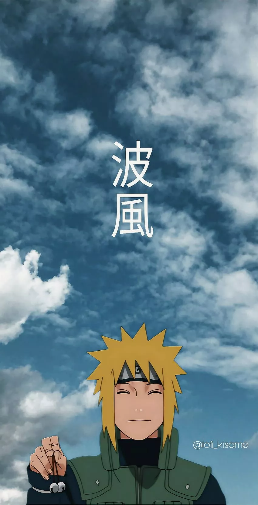 850x1659 Minato Namikaze Mobile Wallpaper