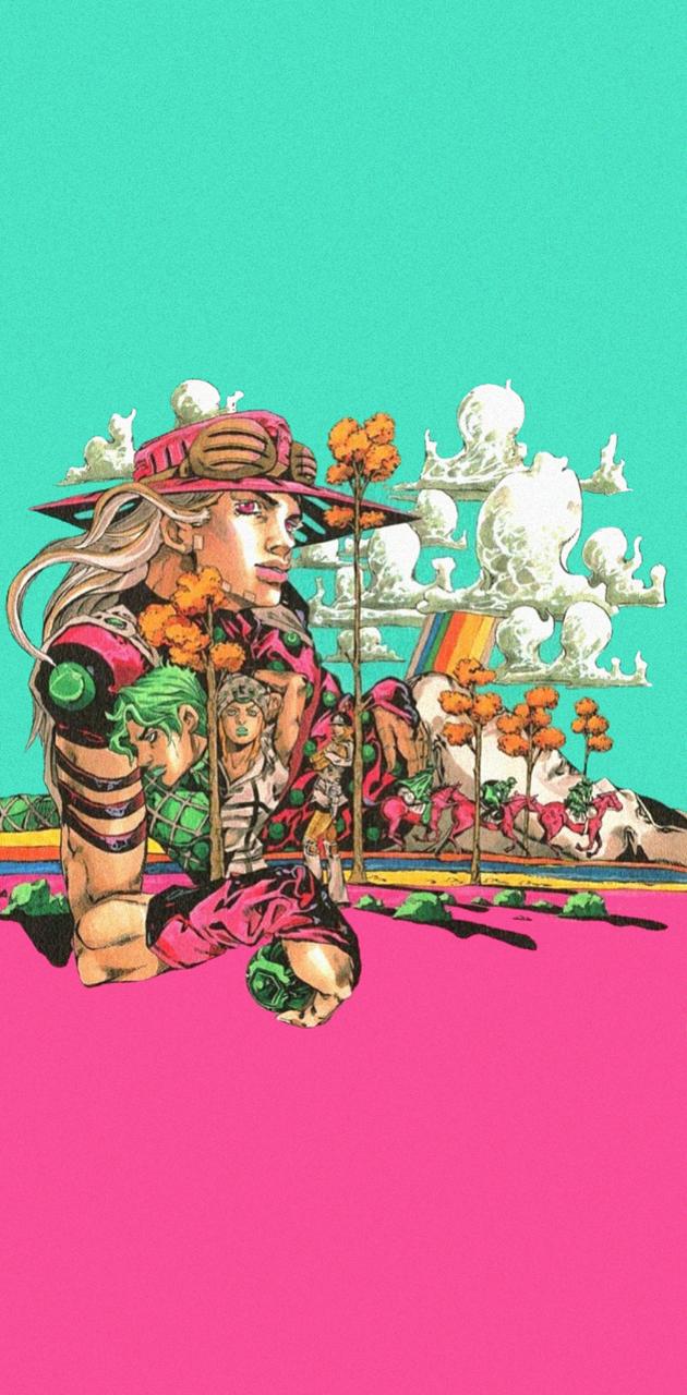 630x1280 Steel Ball Run iPhone Wallpaper