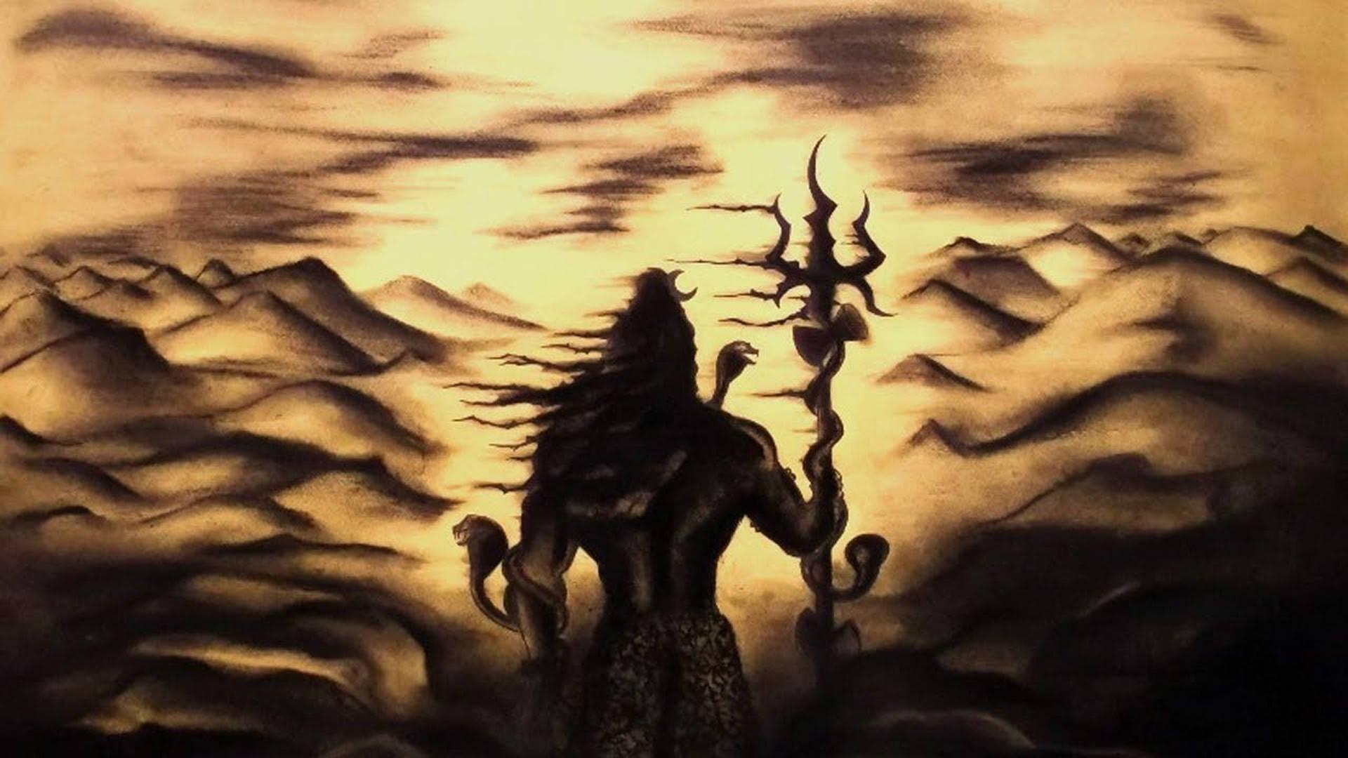 1920x1080 Bholenath HD Lord Shiva Silhouette Mountains