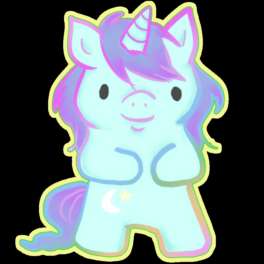 894x894 Adorable Unicorns .