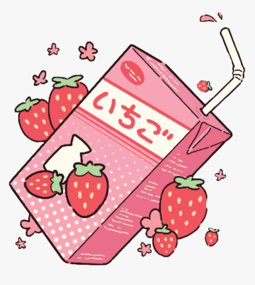 860x962 Aesthetic Korean Strawberry Milk Wallpaper .