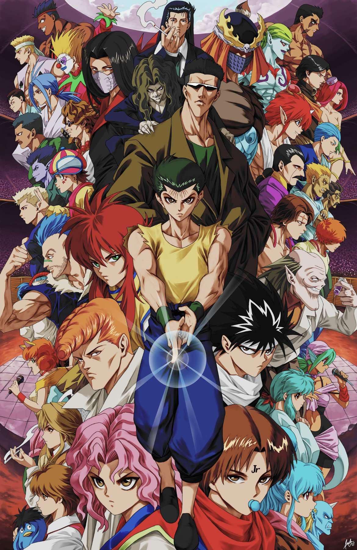 1170x1800 My Dark Tournament collage painting! (8 Days of work to finish!)
