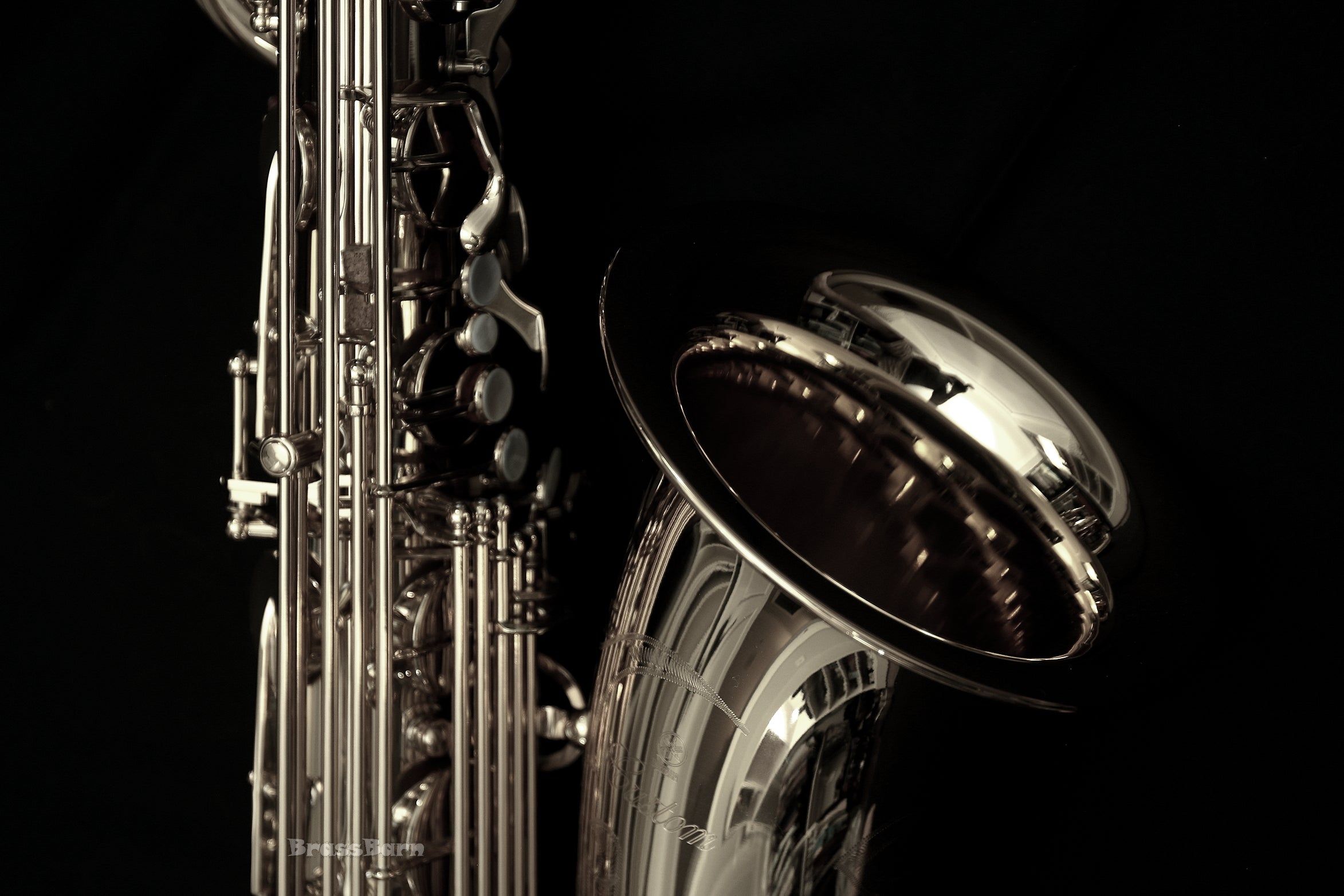 2346x1564 Yamaha YBS 82S Silver Plated Custom Baritone Saxophone