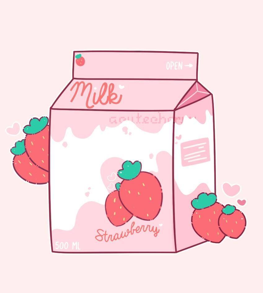 848x942 Strawberry Milk