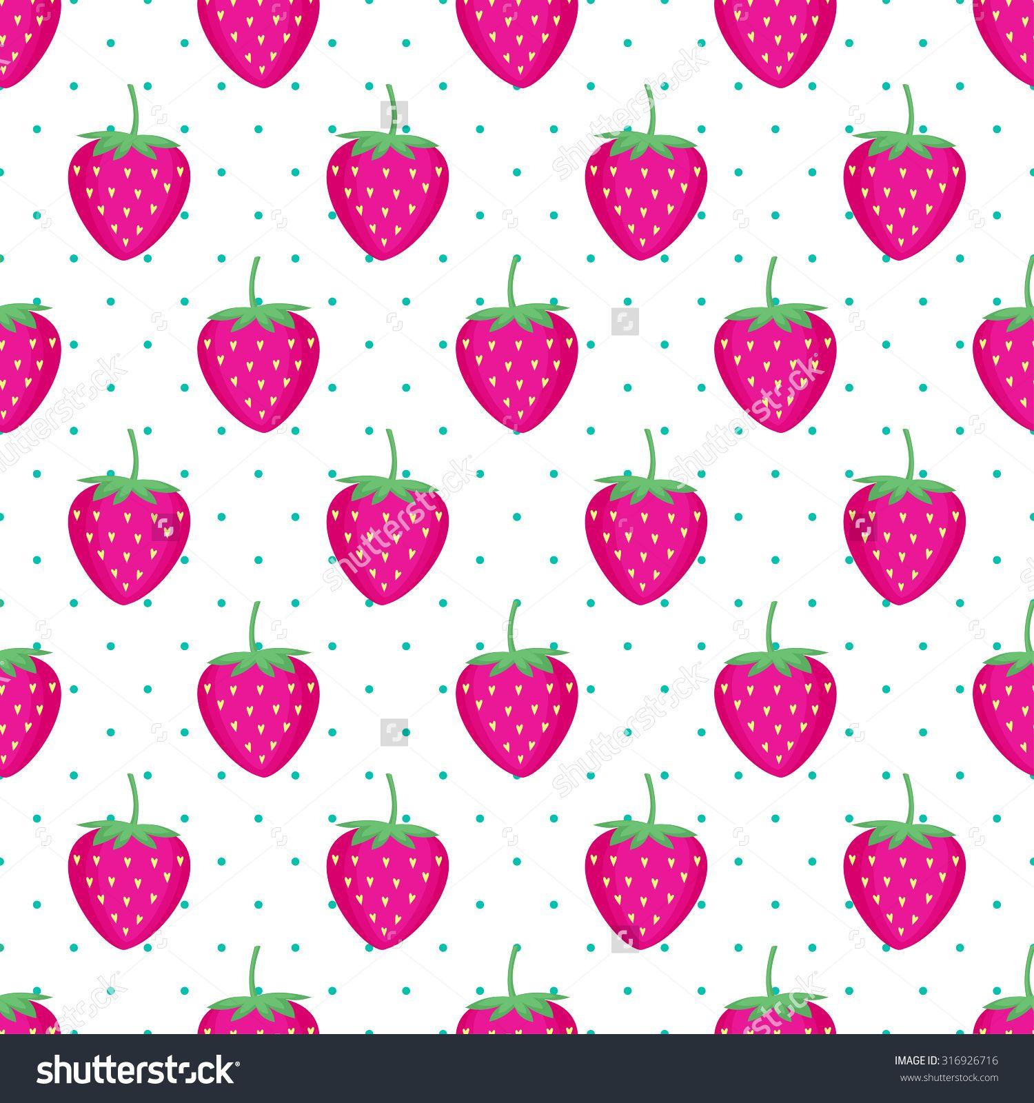 1500x1600 Cute Strawberry Wallpaper HD Wallpaper