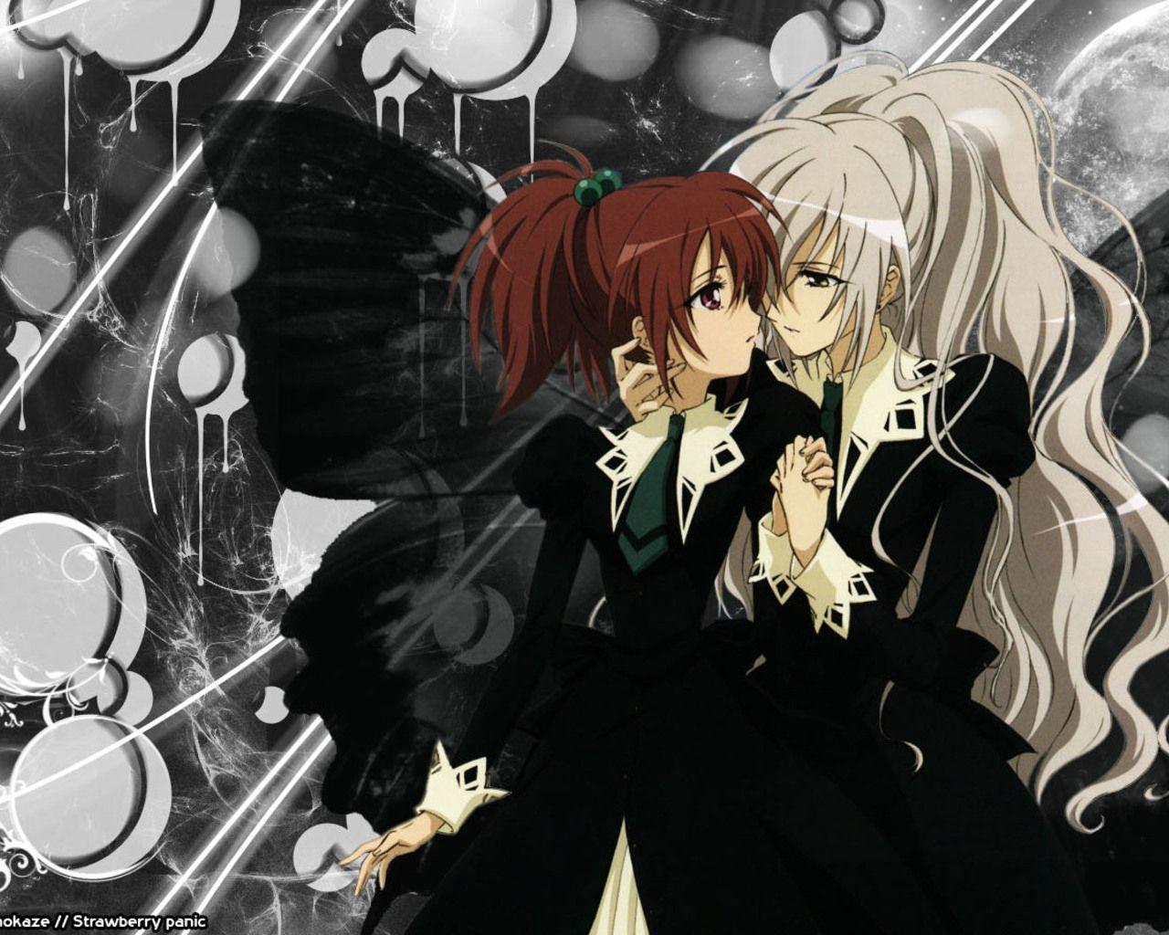 1280x1024 Desktop Wallpaper Strawberry Panic Anime