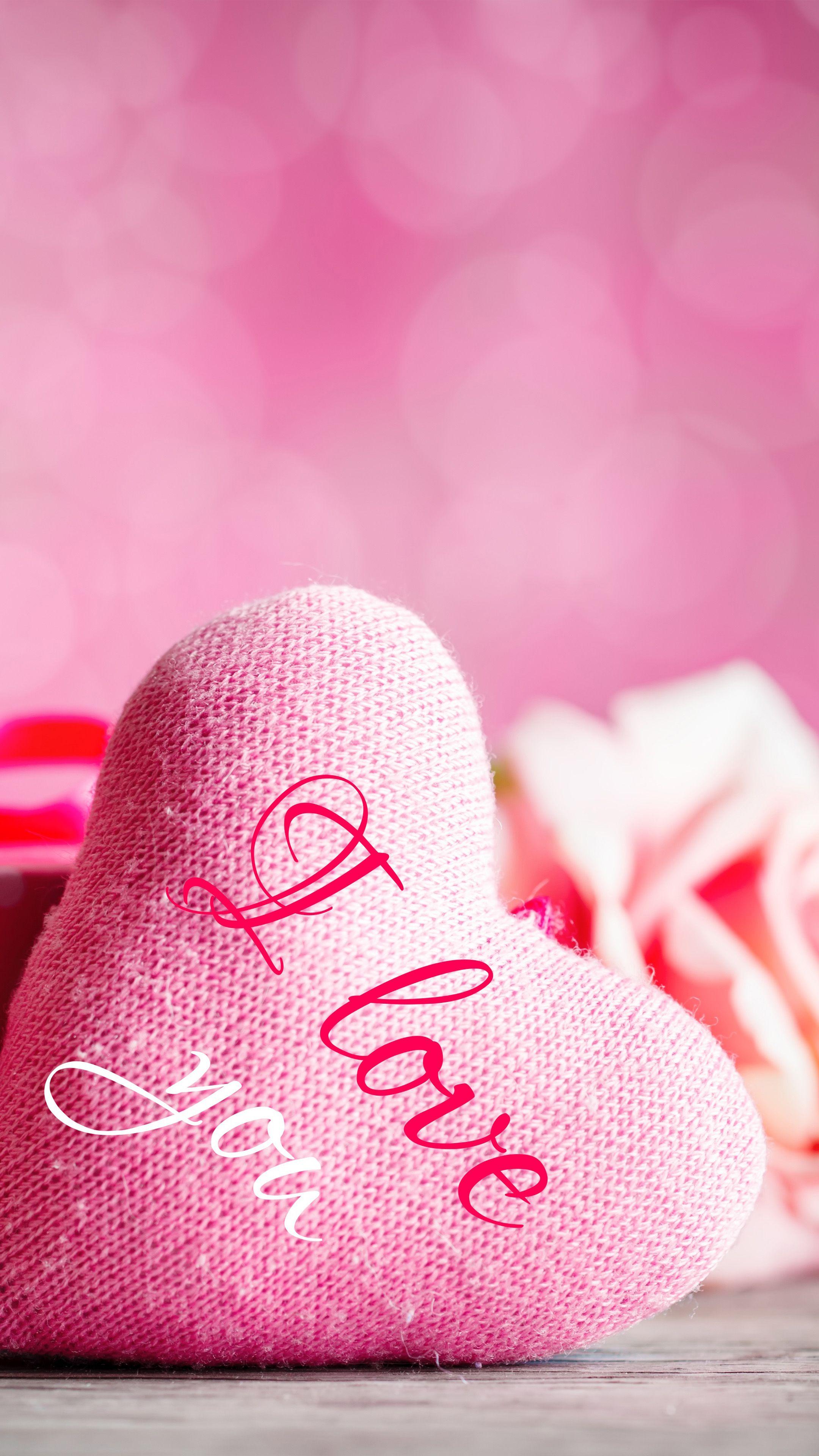 2160x3840 I Love You Valentine's Day Heart 4K Ultra HD Mobile Wallpaper