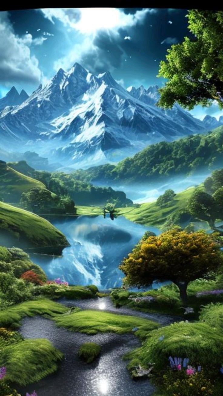 736x1308 realistic painting wallpaper for iphone and Android mobiles hd