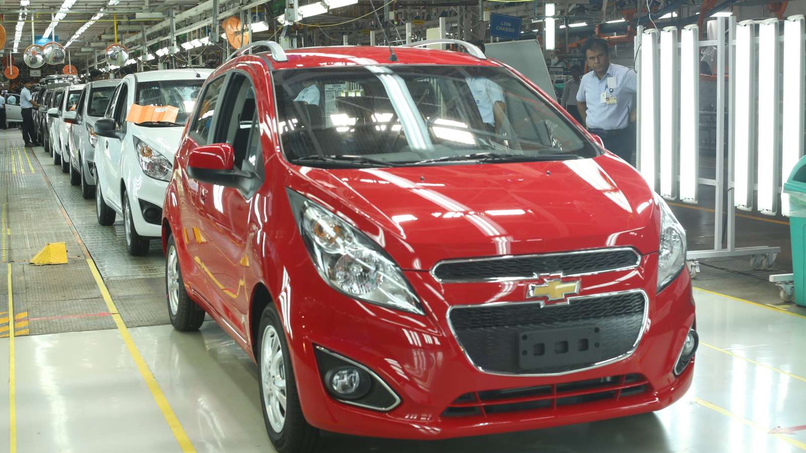 1600x900 Made In India Chevrolet Beat For Argentina Rolled Out From Talegaon Plant
