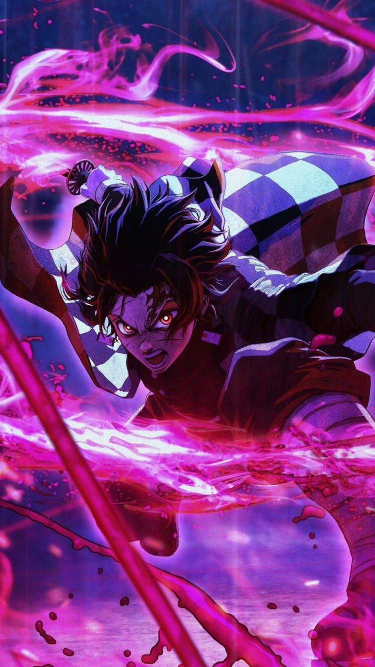 750x1334 Phone wallpaper: Anime, Tanjiro Kamado, Demon Slayer: Kimetsu No Yaiba 1355751