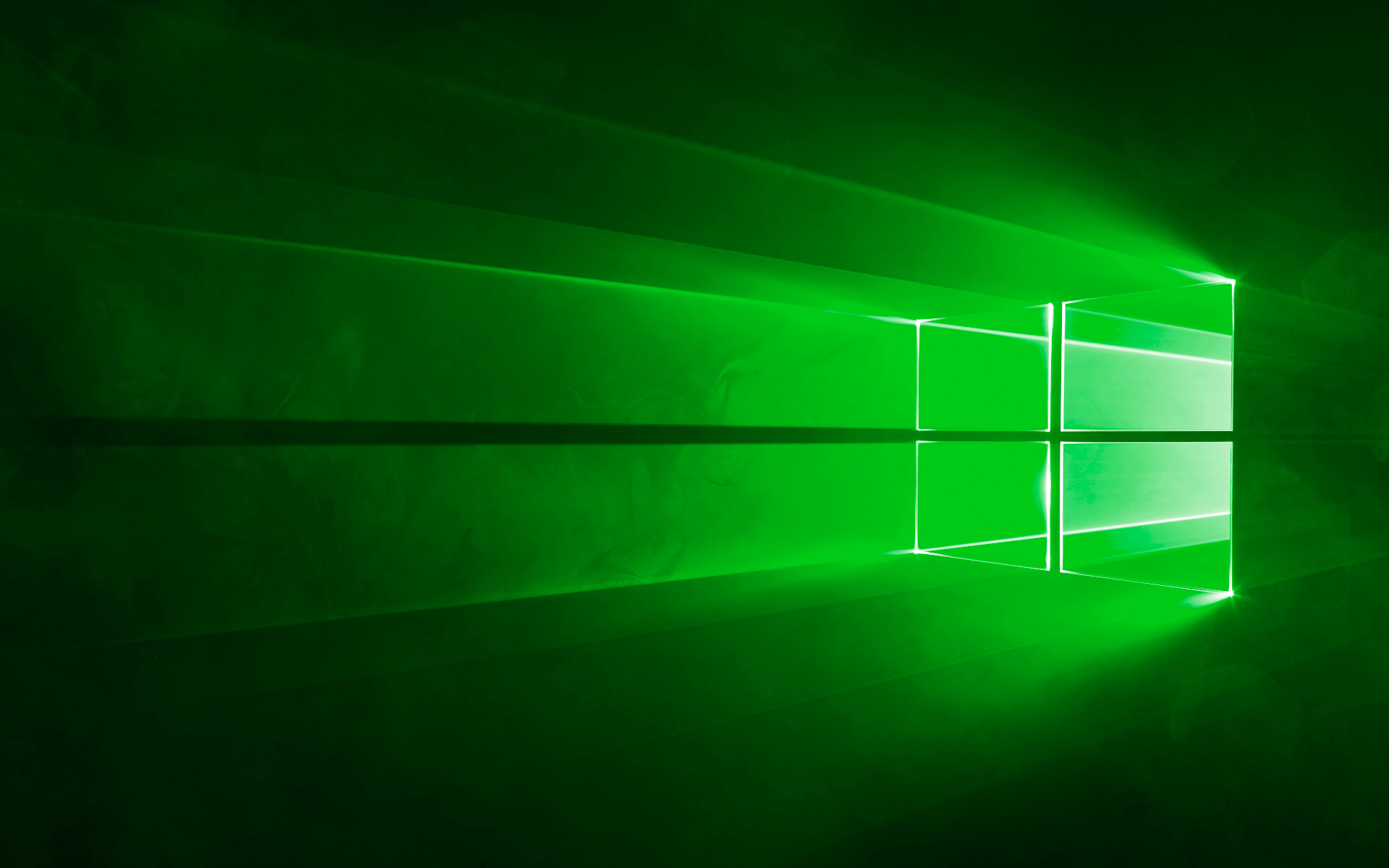 1920x1200 Windows 10 Green Wallpaper