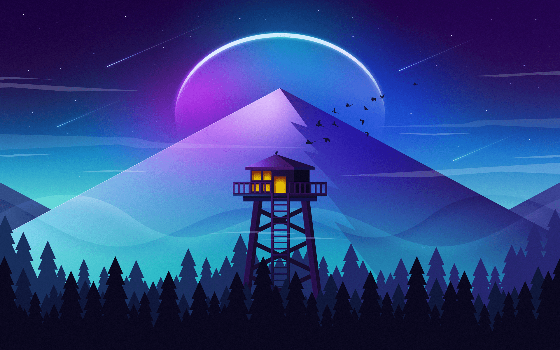 1920x1200 Minimal WatchTower(1920 x 1200)