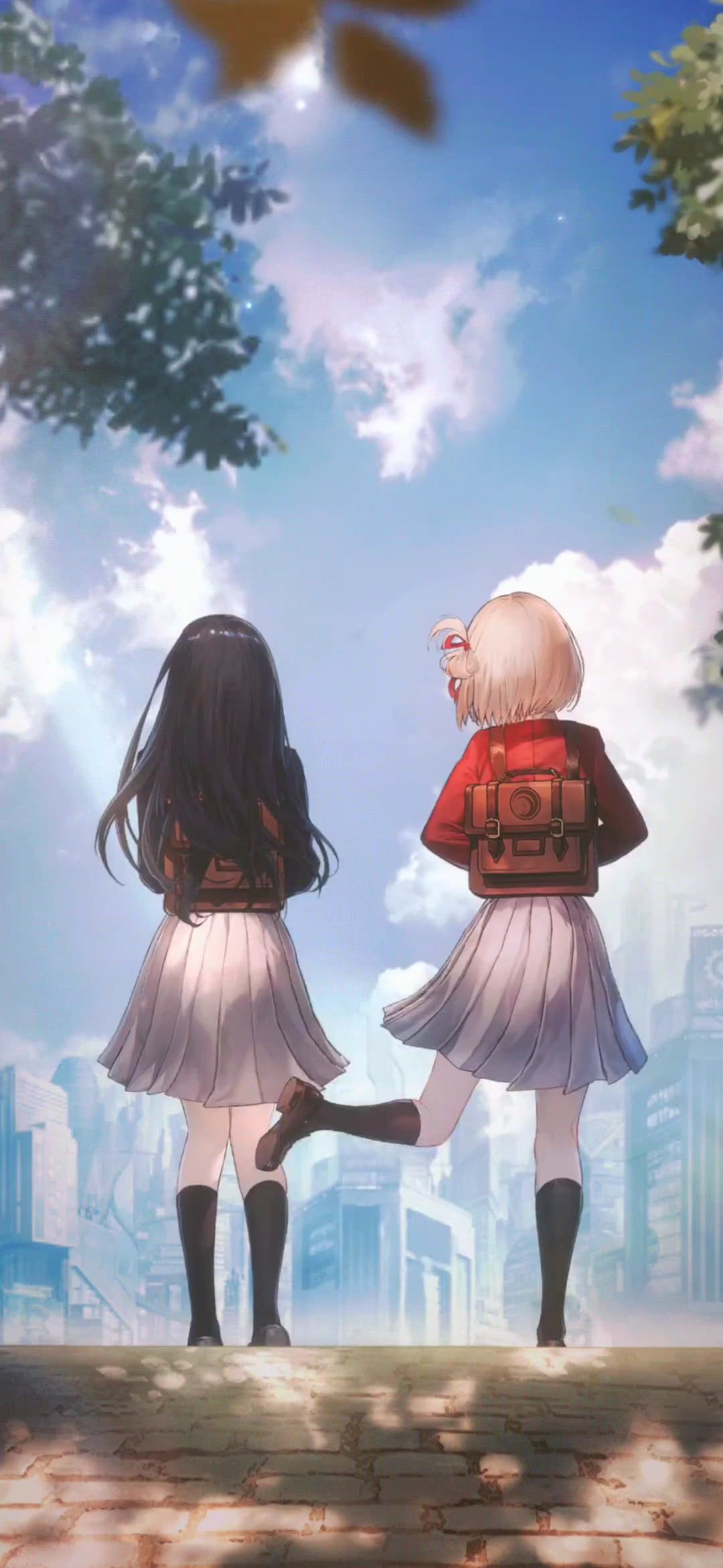 1080x2340 Lycoris Recoil Nikke Minigame Event wallpaper