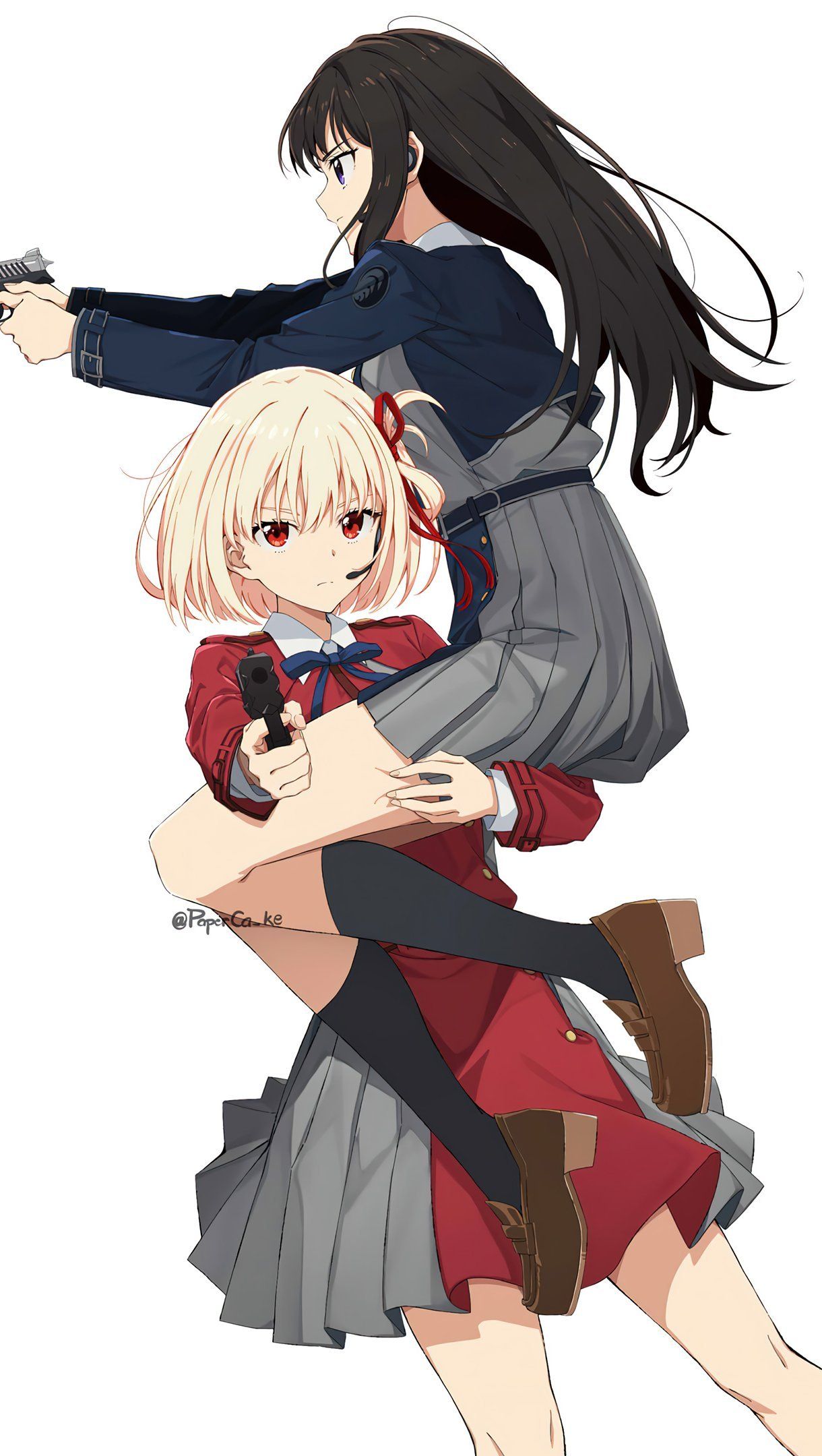 1220x2160 Lycoris Recoil Phone Wallpaper