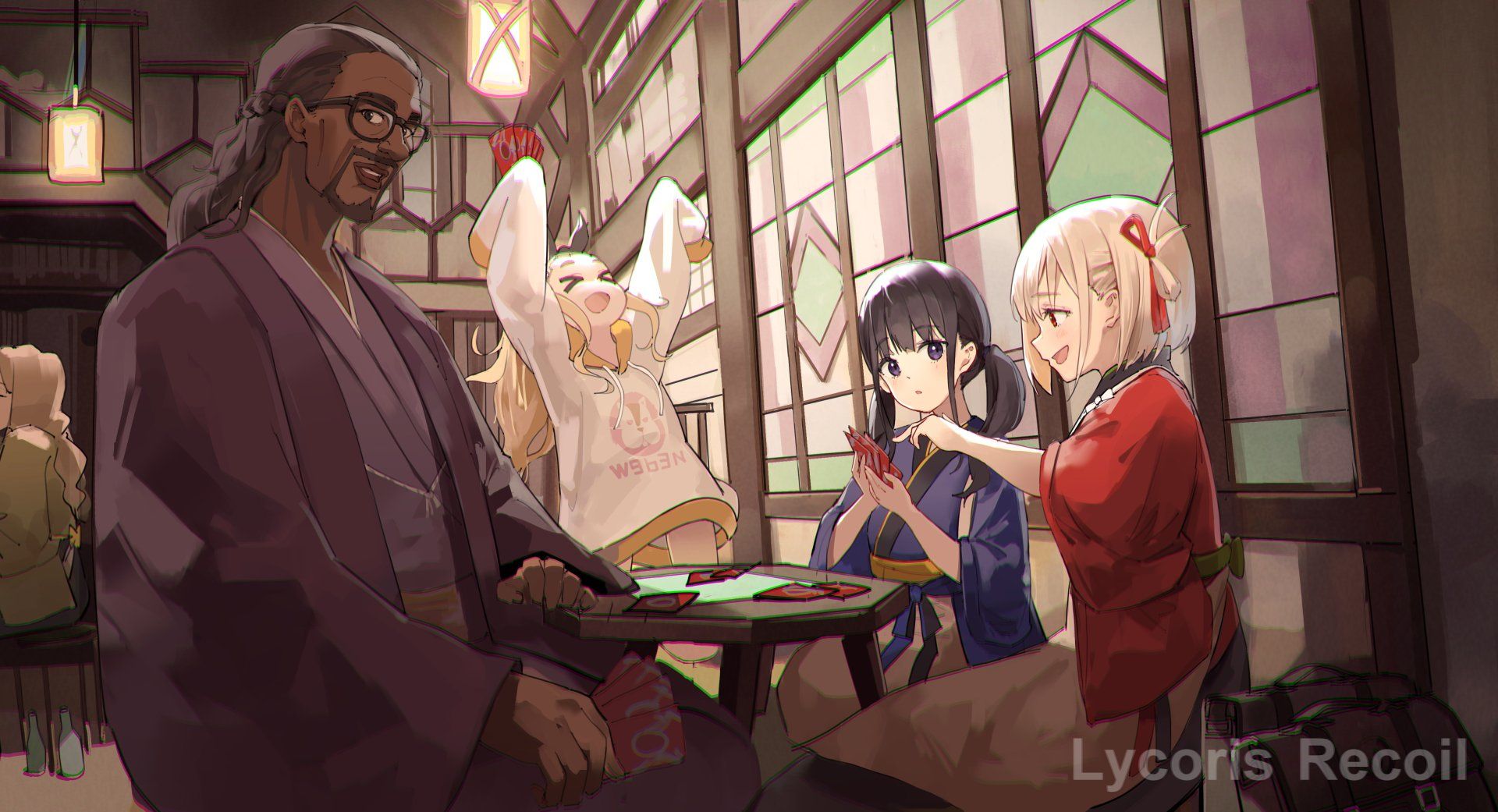 1920x1041 Download Chisato Nishikigi Takina Inoue Kurumi (Lycoris Recoil) Mika (Lycoris Recoil) Anime Lycoris Recoil 4k Ultra HD Wallpaper by 晴天不系坏孩纸x2623