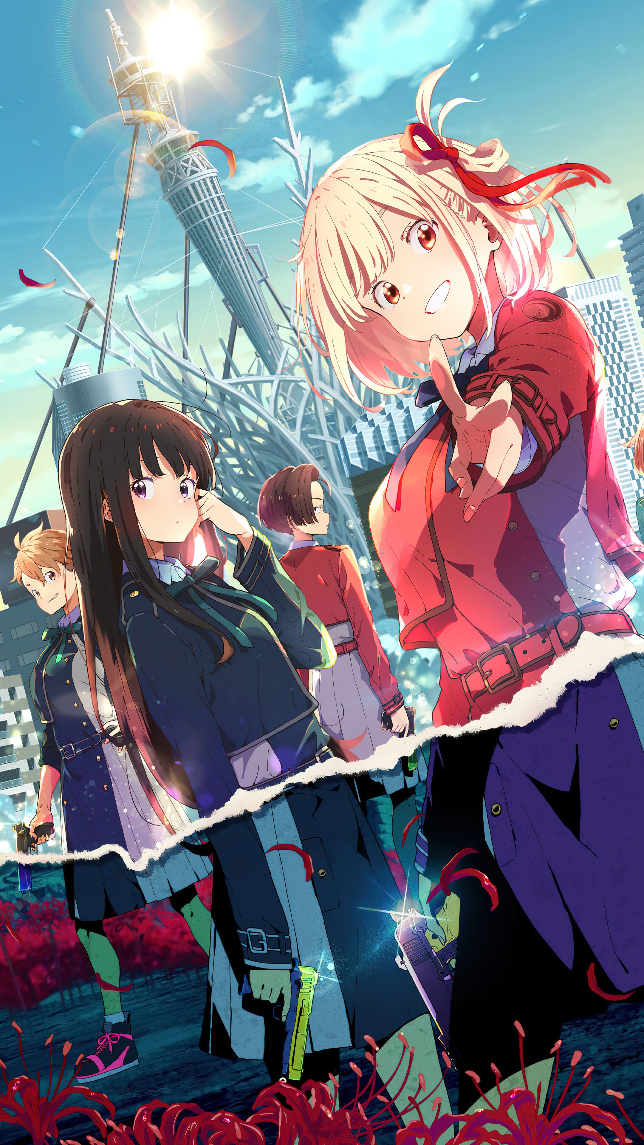 2160x3840 Lycoris Recoil Anime Characters 4K Wallpaper iPhone HD Phone g