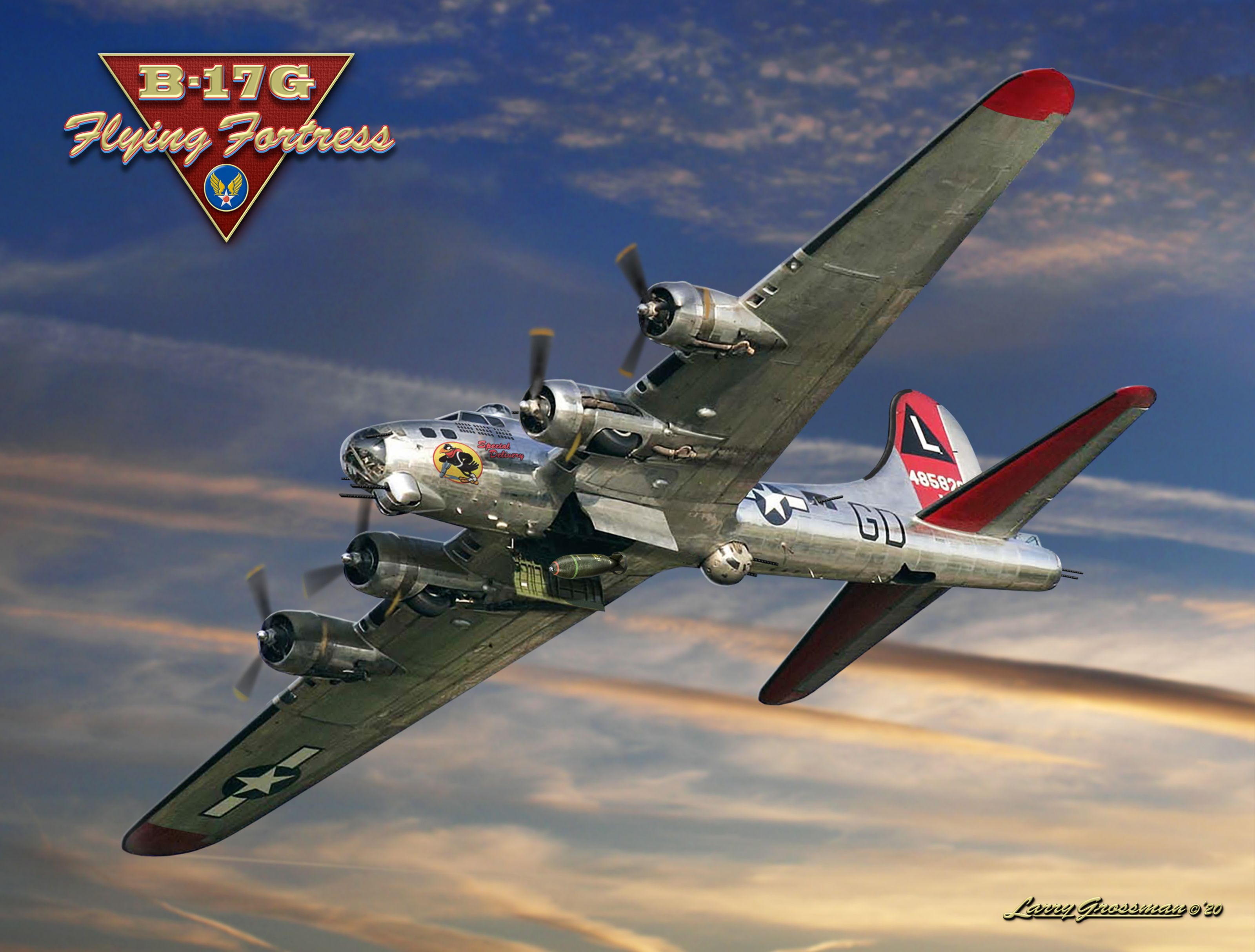 3200x2428 B 17 Special Delivery Wall Mural
