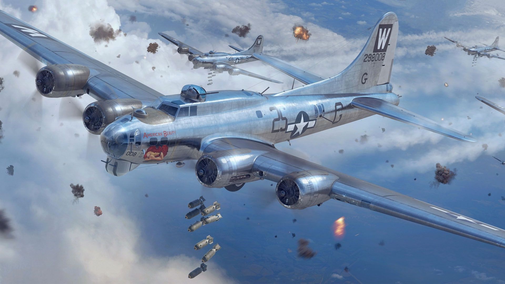 1920x1080 B 17 Wallpaper Download Military Boeing B 17 Flying Fortress Wallpaper 1800x1186
