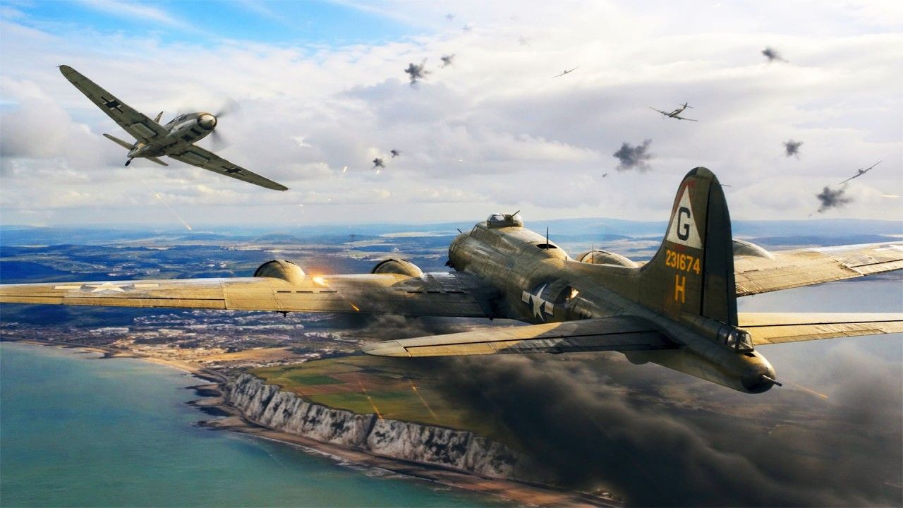 1280x720 The B17 Flying Fortresses Are Coming! IL 2 STURMOVIK, FORTRESSES AND FOCKE WULFS